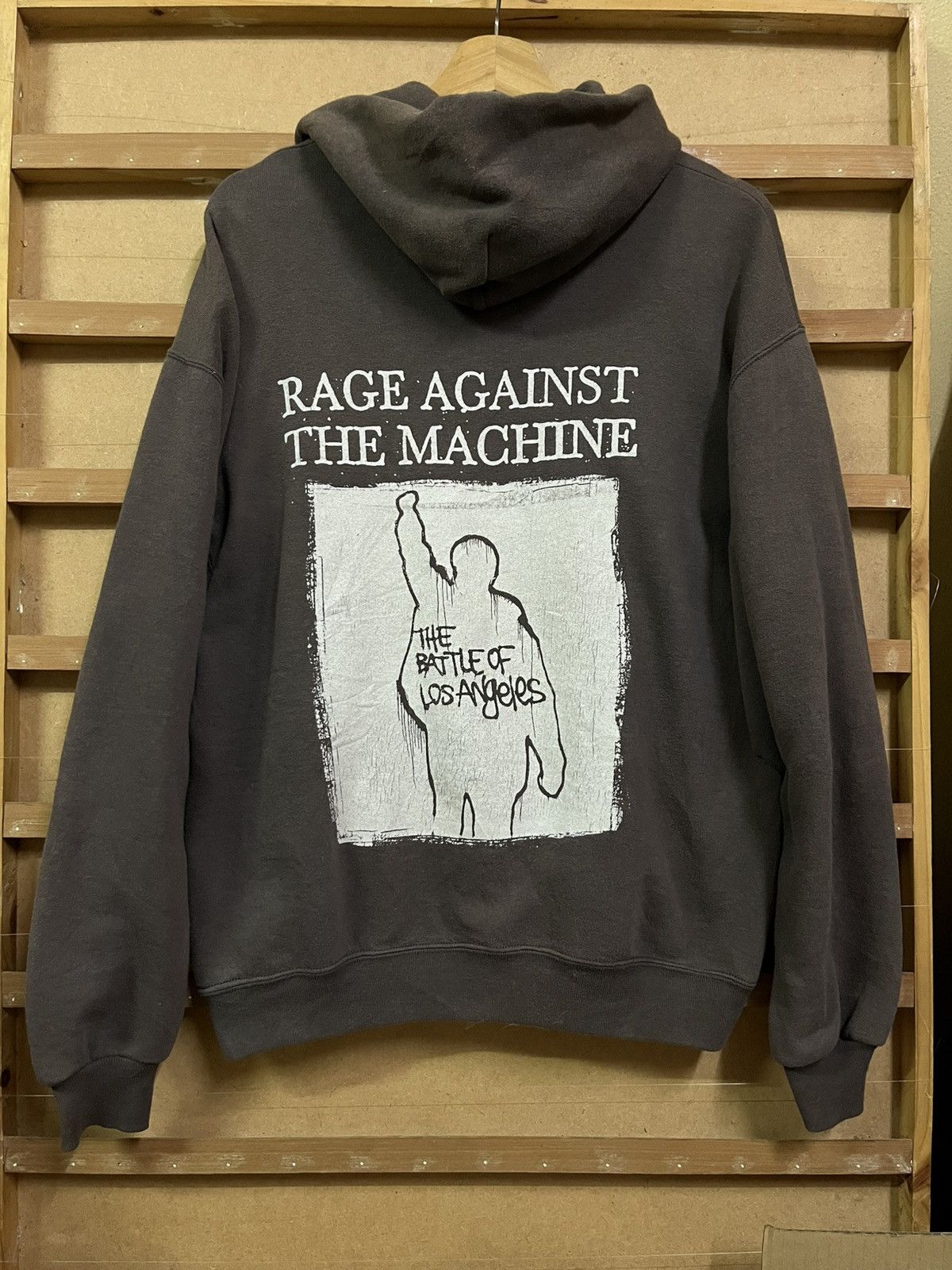 Rage Against The Machine Vintage Rage Against The Machine Hoodie Sz. M Size US M / EU 48-50 / 2 - 2 Thumbnail