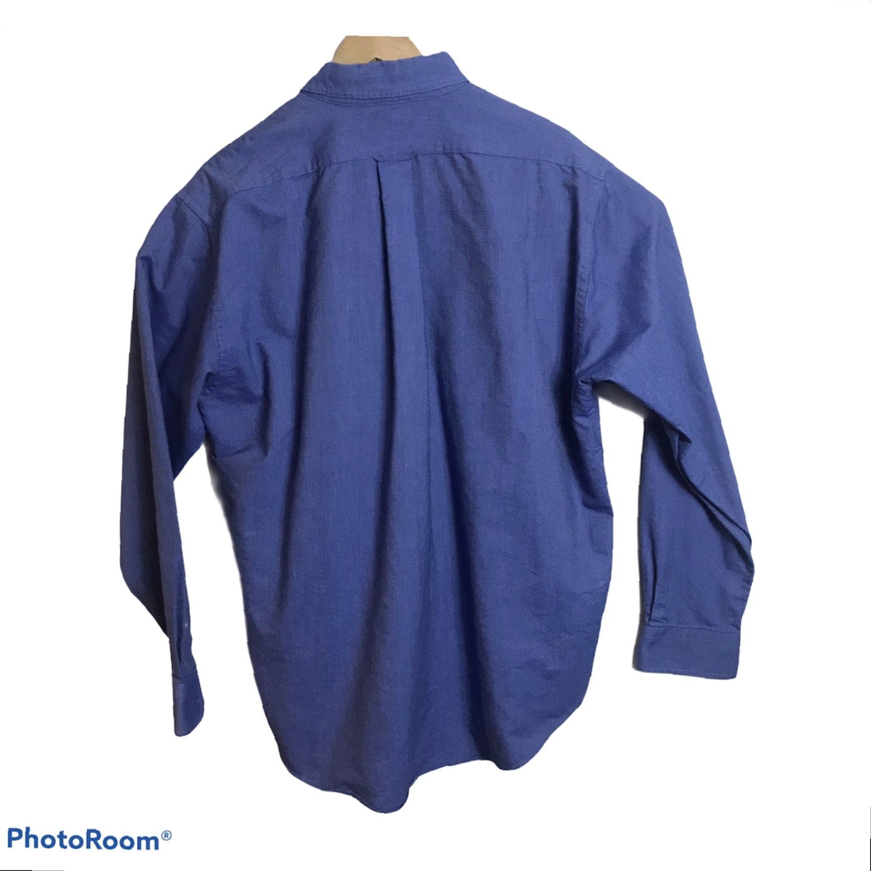 Lands' End Lands' End Shirt Mens XL Blue Button-Down Long Sleeve Cotton Blend Size US XL / EU 56 / 4 - 4 Thumbnail