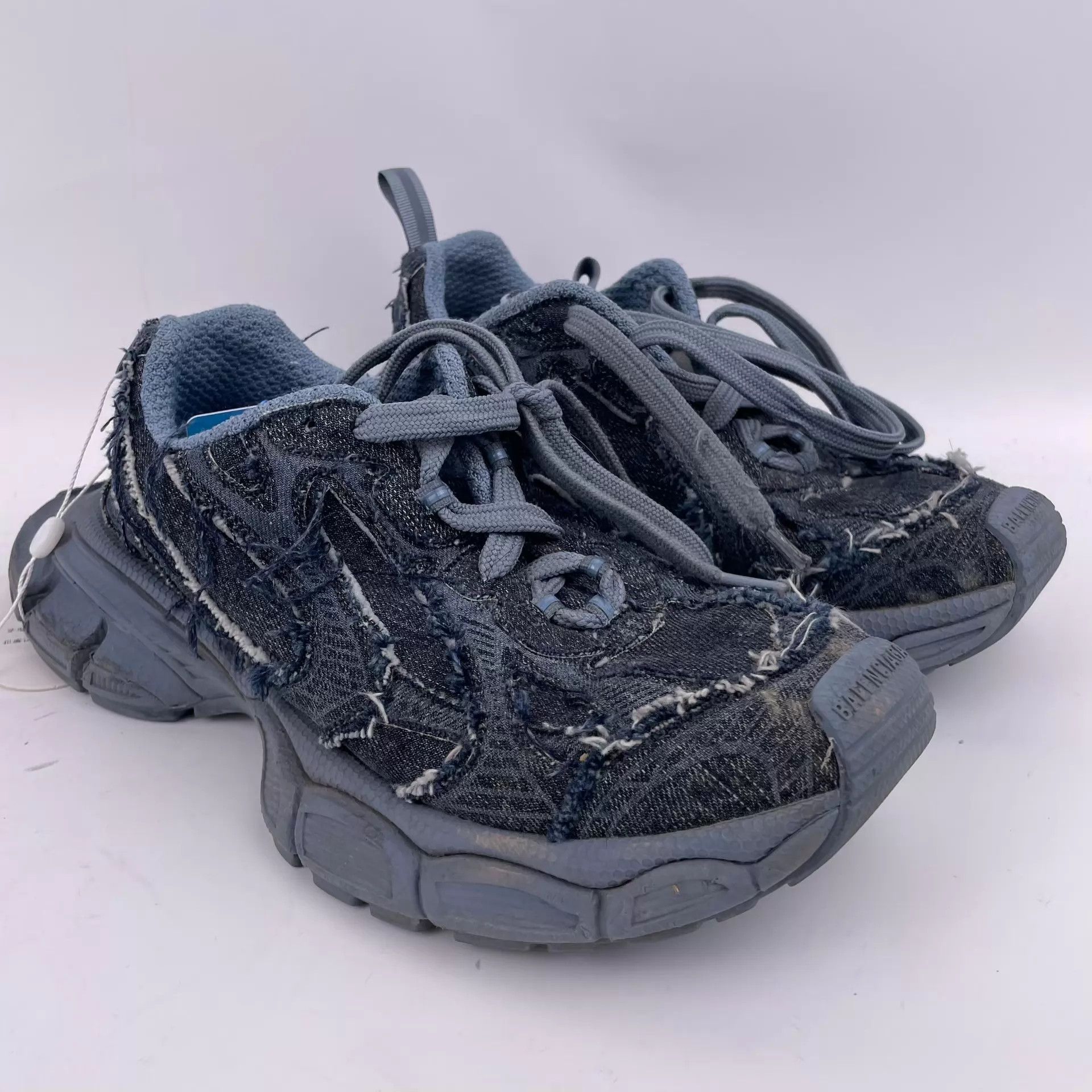 Balenciaga Balenciaga Denim Dad Shoe Blue 41 260510ZXXBY01 Size US 8 / EU 41 - 2 Thumbnail