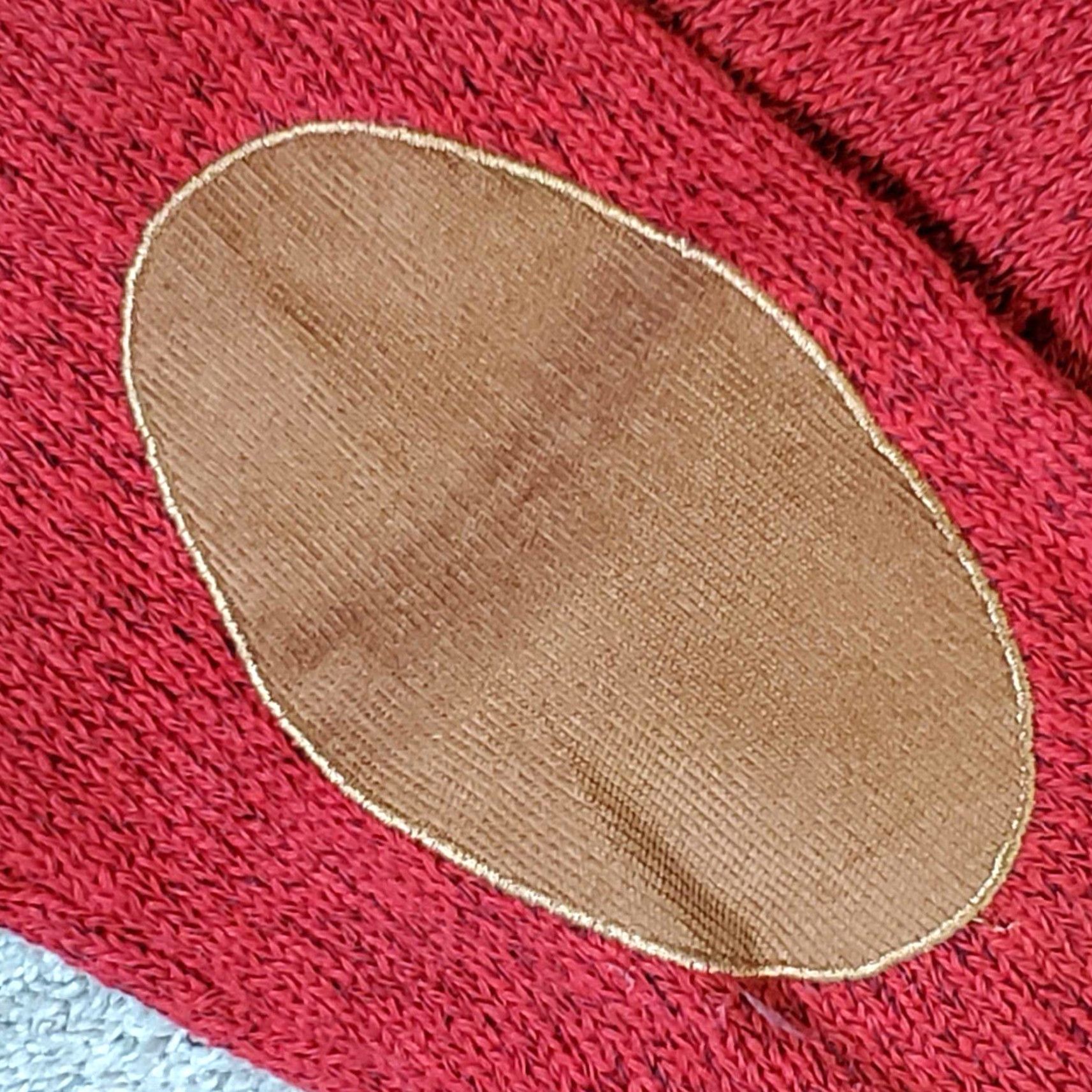 Vintage Vintage JC Fone Sweater Elbow Patch Long Sleeve Pull Over Red Knit Medium M Size US M / EU 48-50 / 2 - 7 Thumbnail