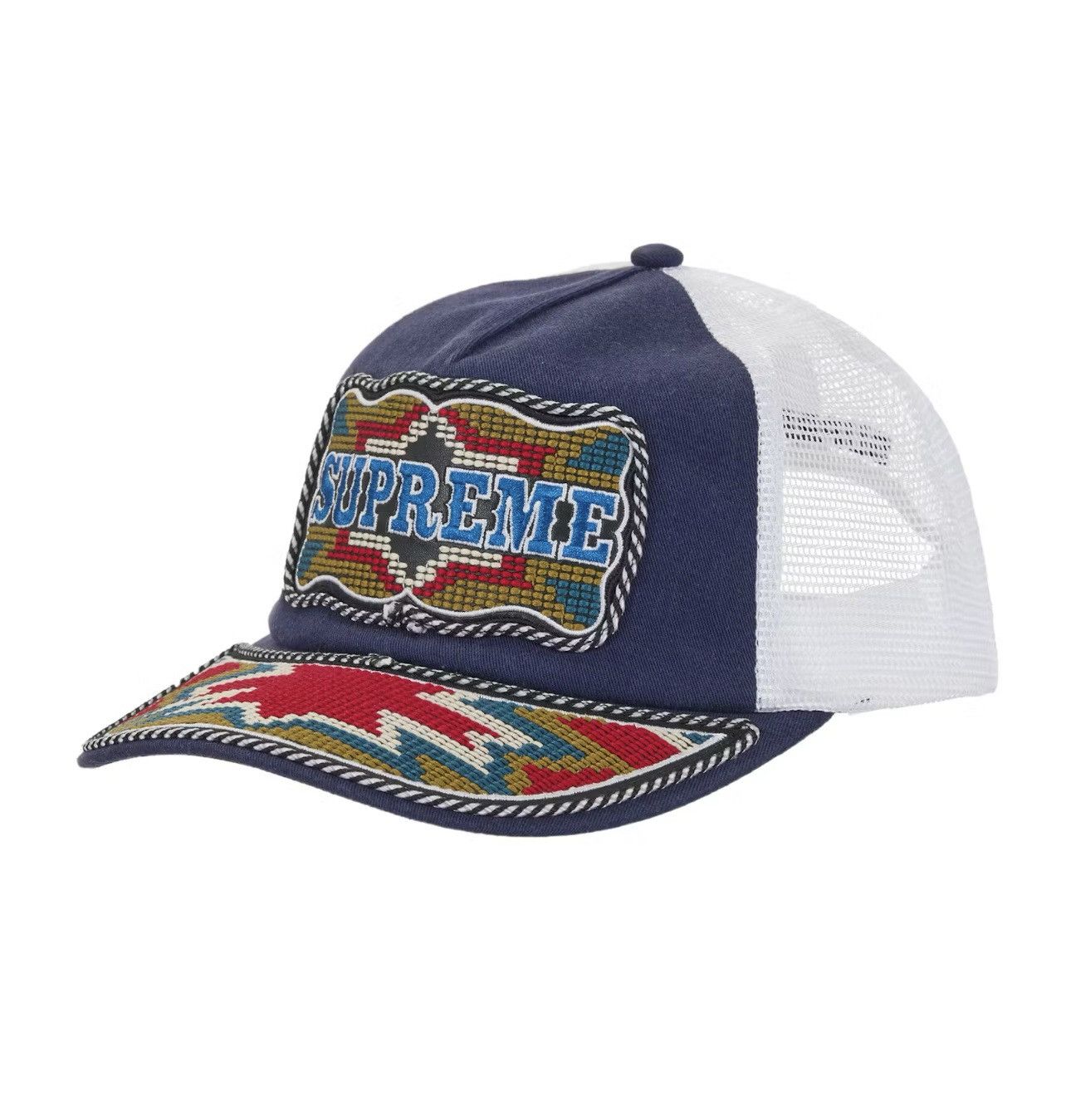 Supreme Supreme Western Mesh Back 5 Panel Cap Size ONE SIZE - 3 Thumbnail