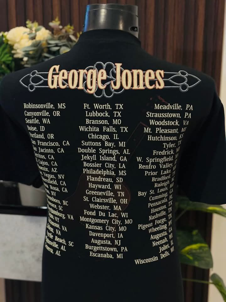 Vintage Vintage X Solo Singer X George Jones X Tour 1996 Size US L / EU 52-54 / 3 - 7 Thumbnail