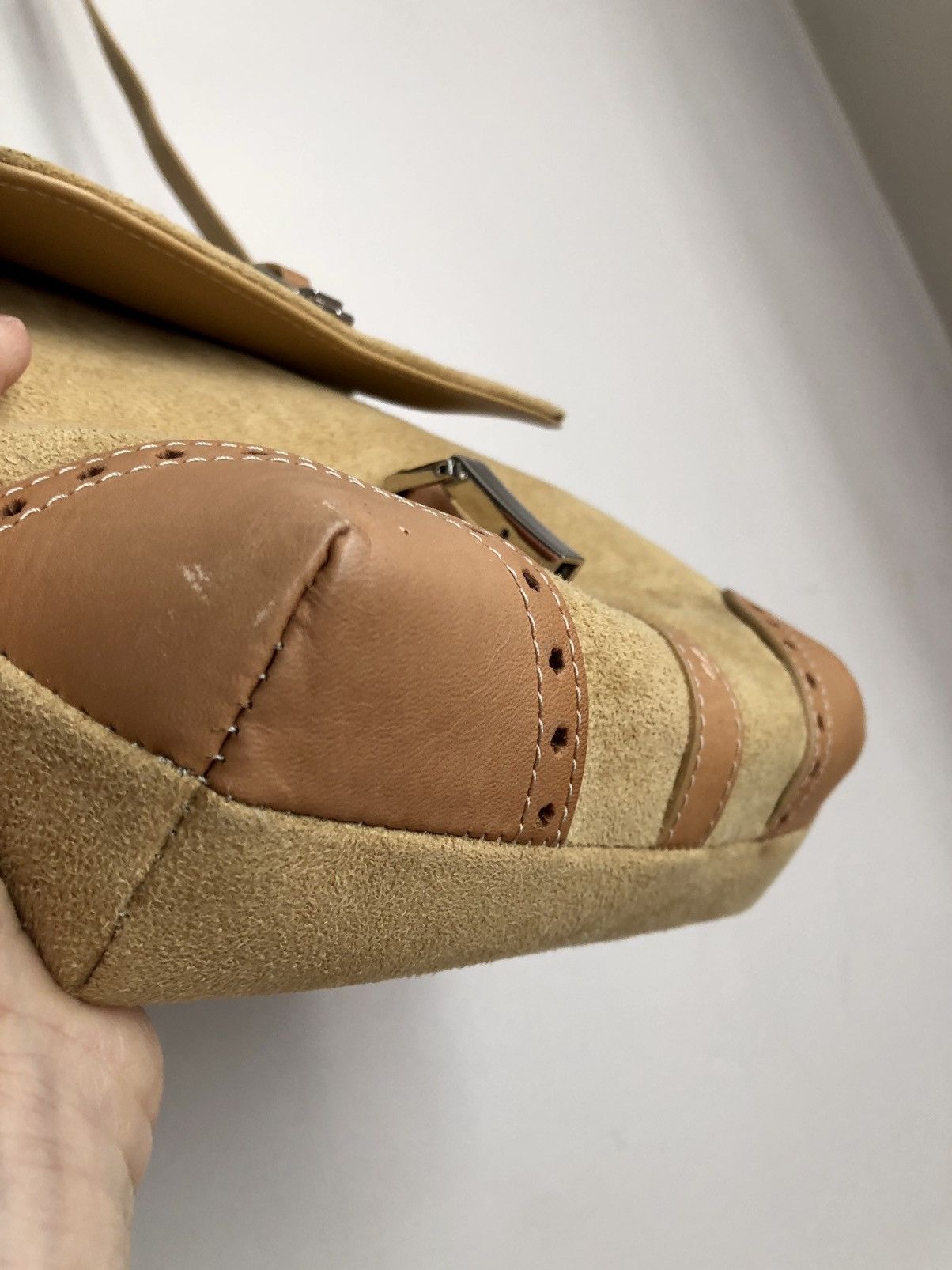 Hiroko Koshino Homme Hiroko Koshino Femme Vintage Suede Shoulder Bag Size ONE SIZE - 10 Thumbnail