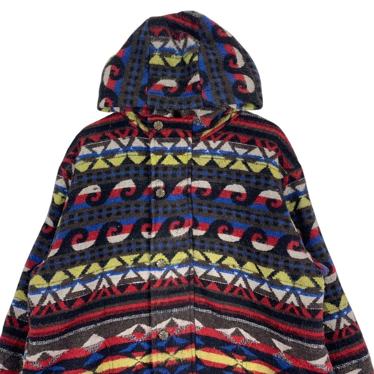 Vintage Vintage Navajo Style Jacket Hoodie Size US L / EU 52-54 / 3 - 2 Thumbnail