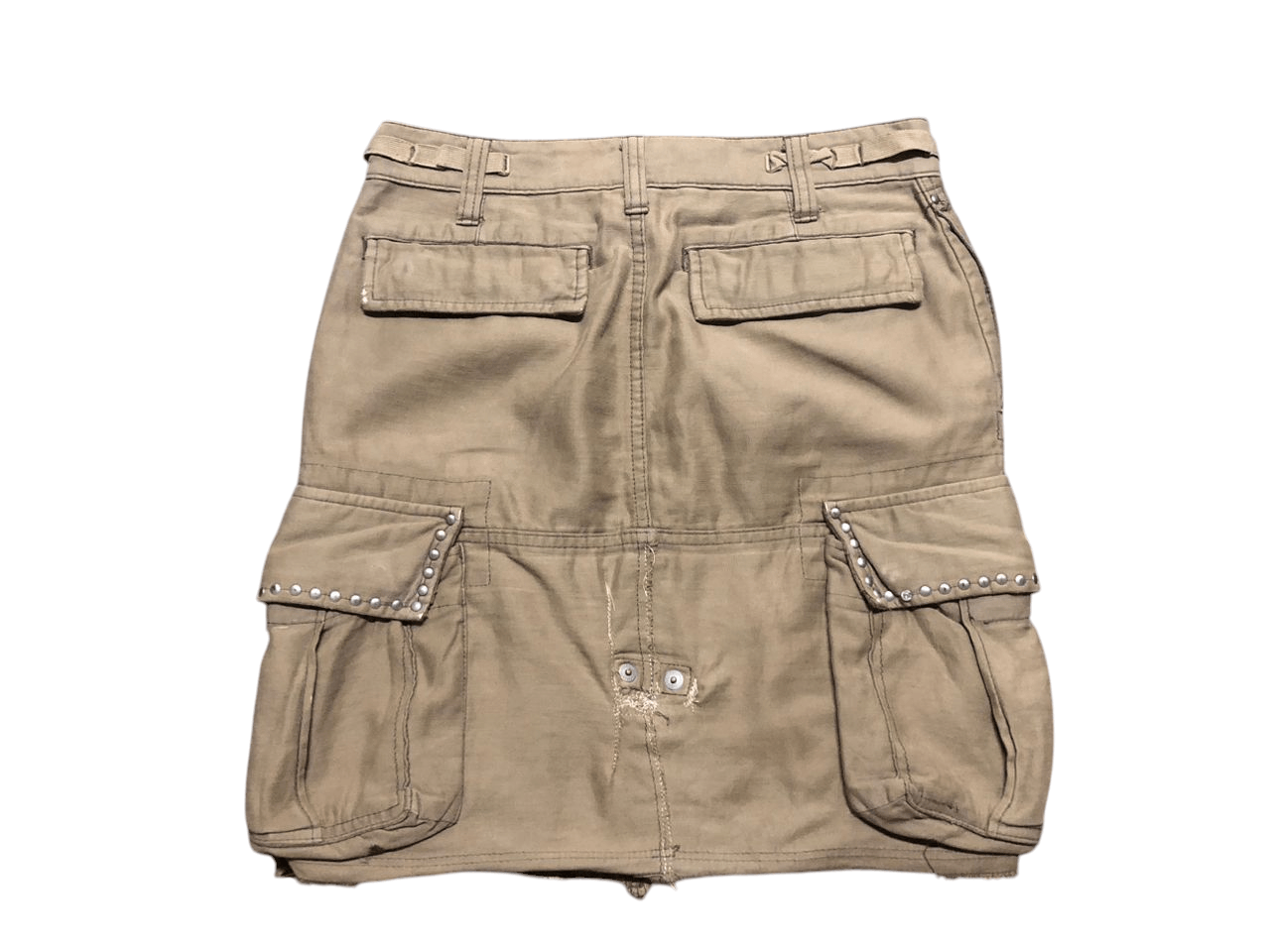 Hysteric Glamour × Japanese Brand Hysteric Glamour Bondages Cargo Mini Skirt Distressed Size 31" - 2 Thumbnail