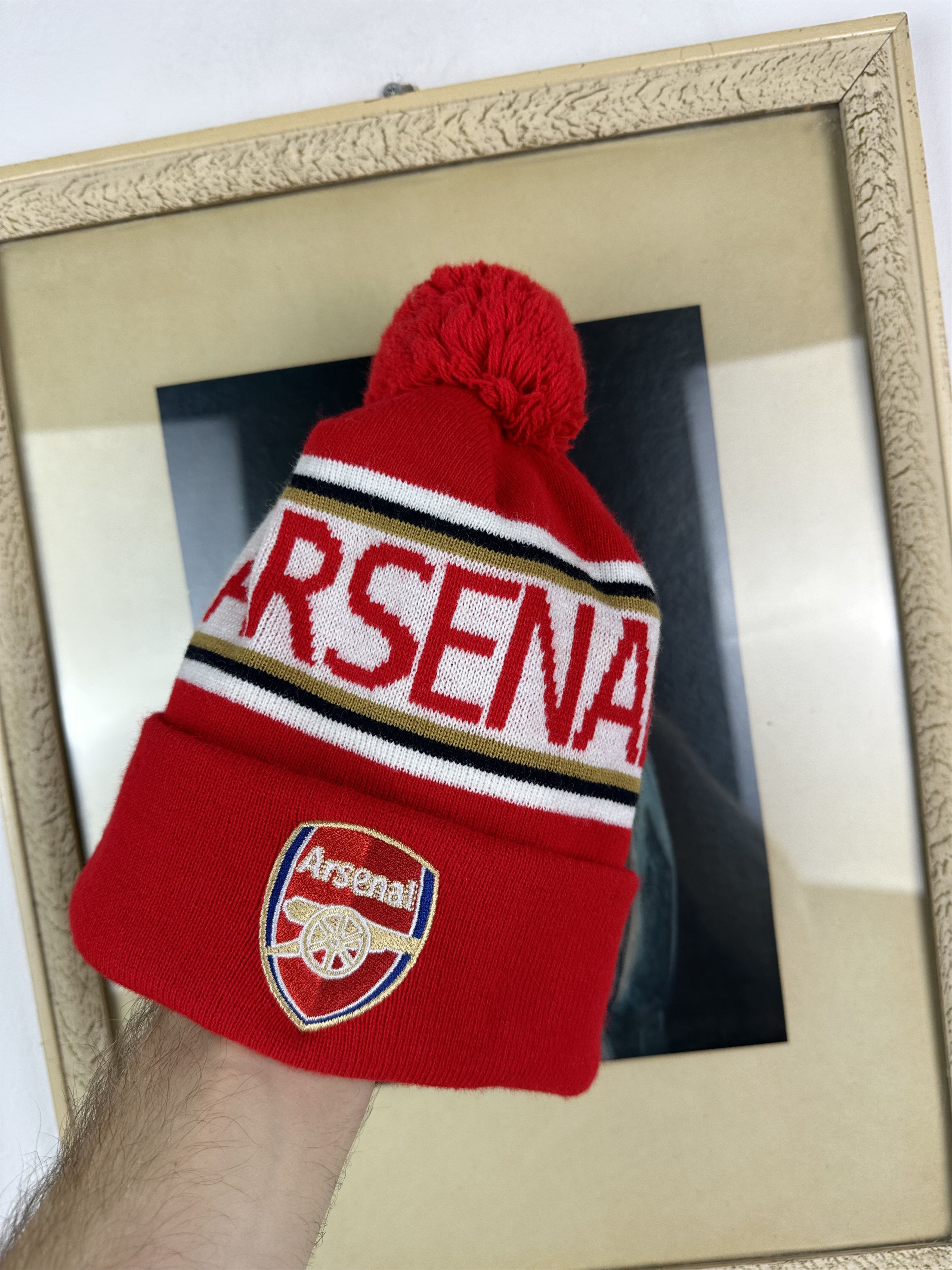 Vintage Vintage Arsenal Winter Hat Rare Gunners Hype One Size Size ONE SIZE - 1 Thumbnail