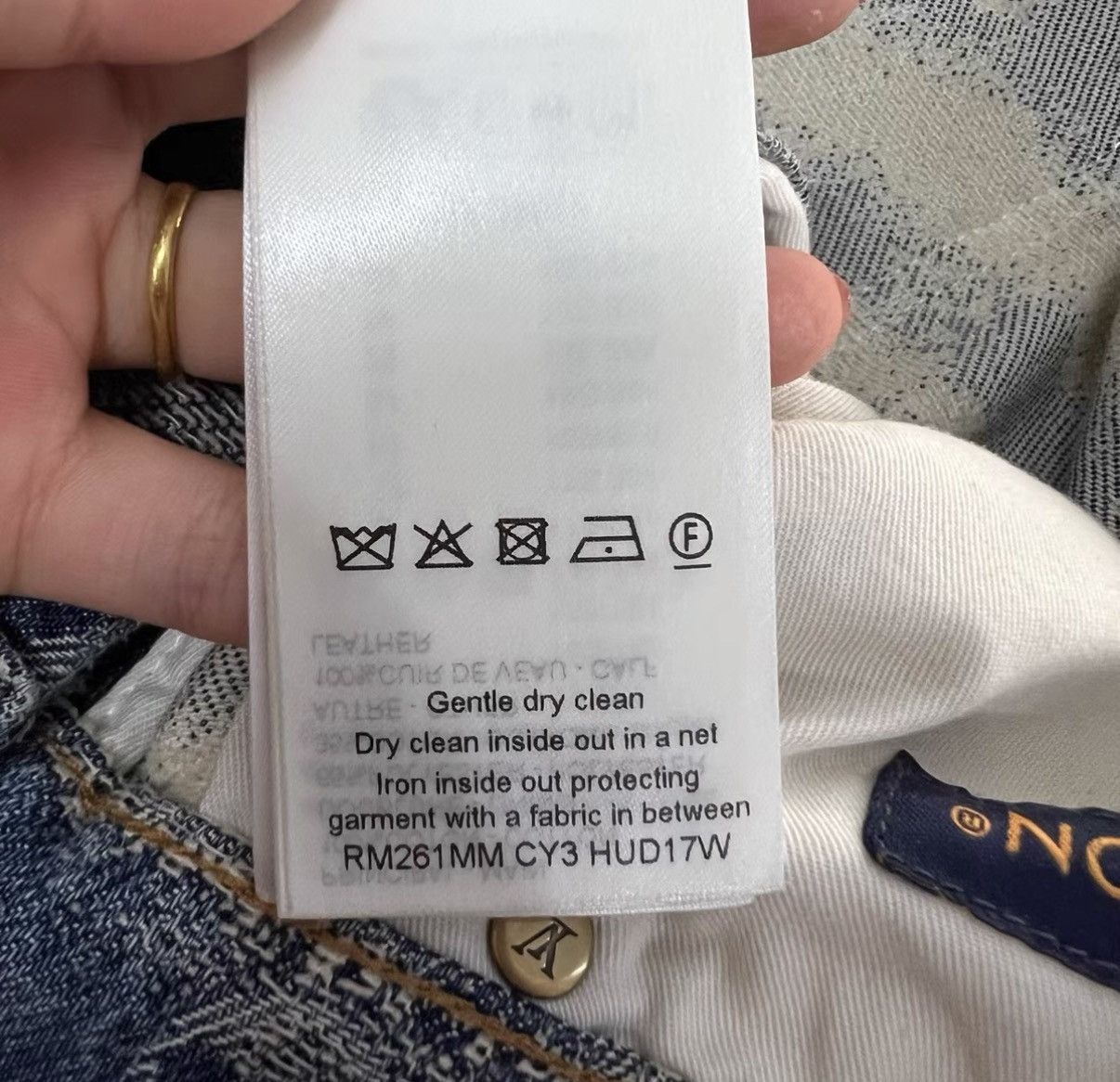 Louis Vuitton Louis Vuitton 26 Mixed-color Straight-leg Pants J41 Size US 32 / EU 48 - 4 Thumbnail