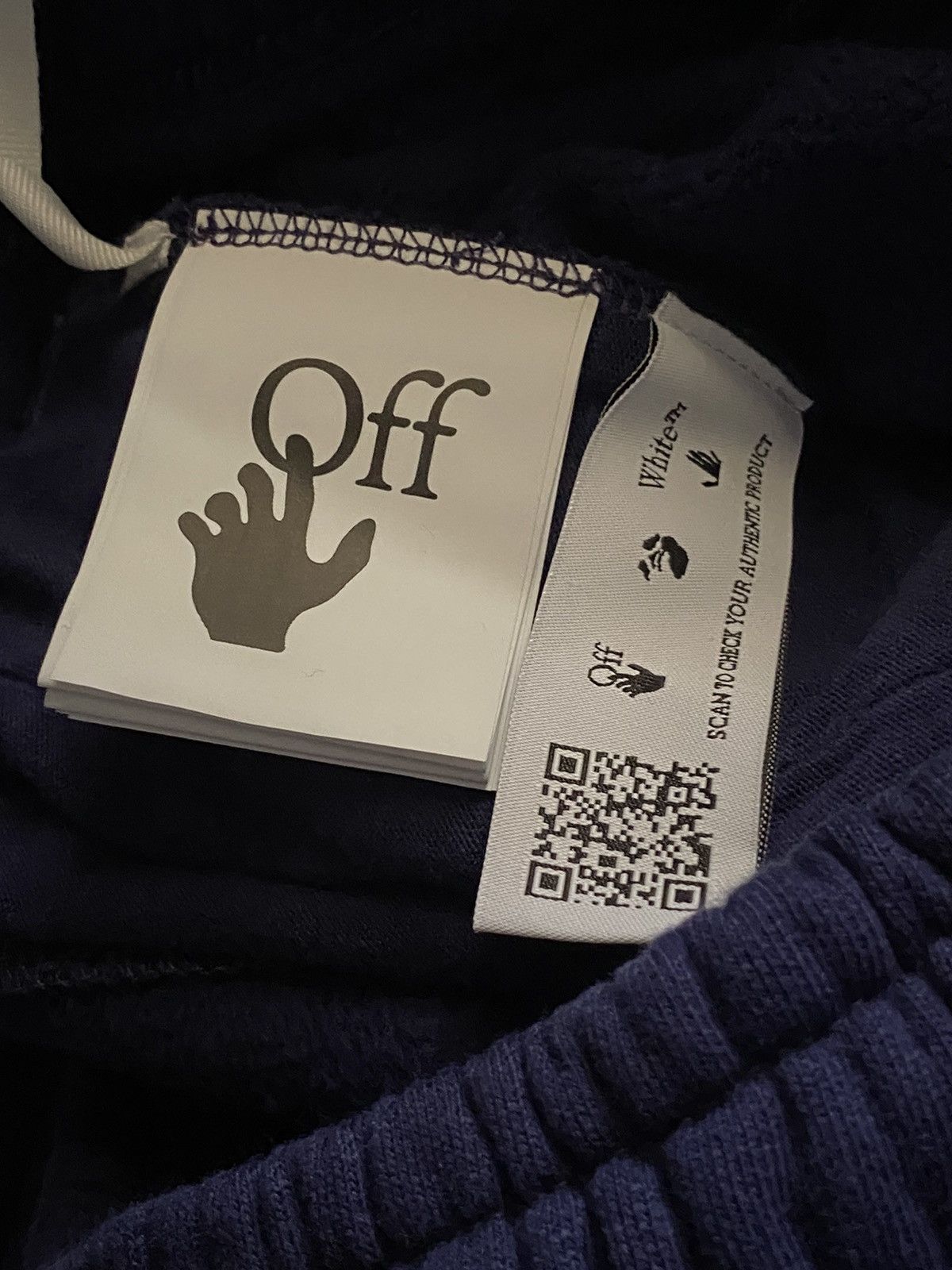 Off-White OFF-WHITE Sweatpants Blue Size US 32 / EU 48 - 7 Thumbnail