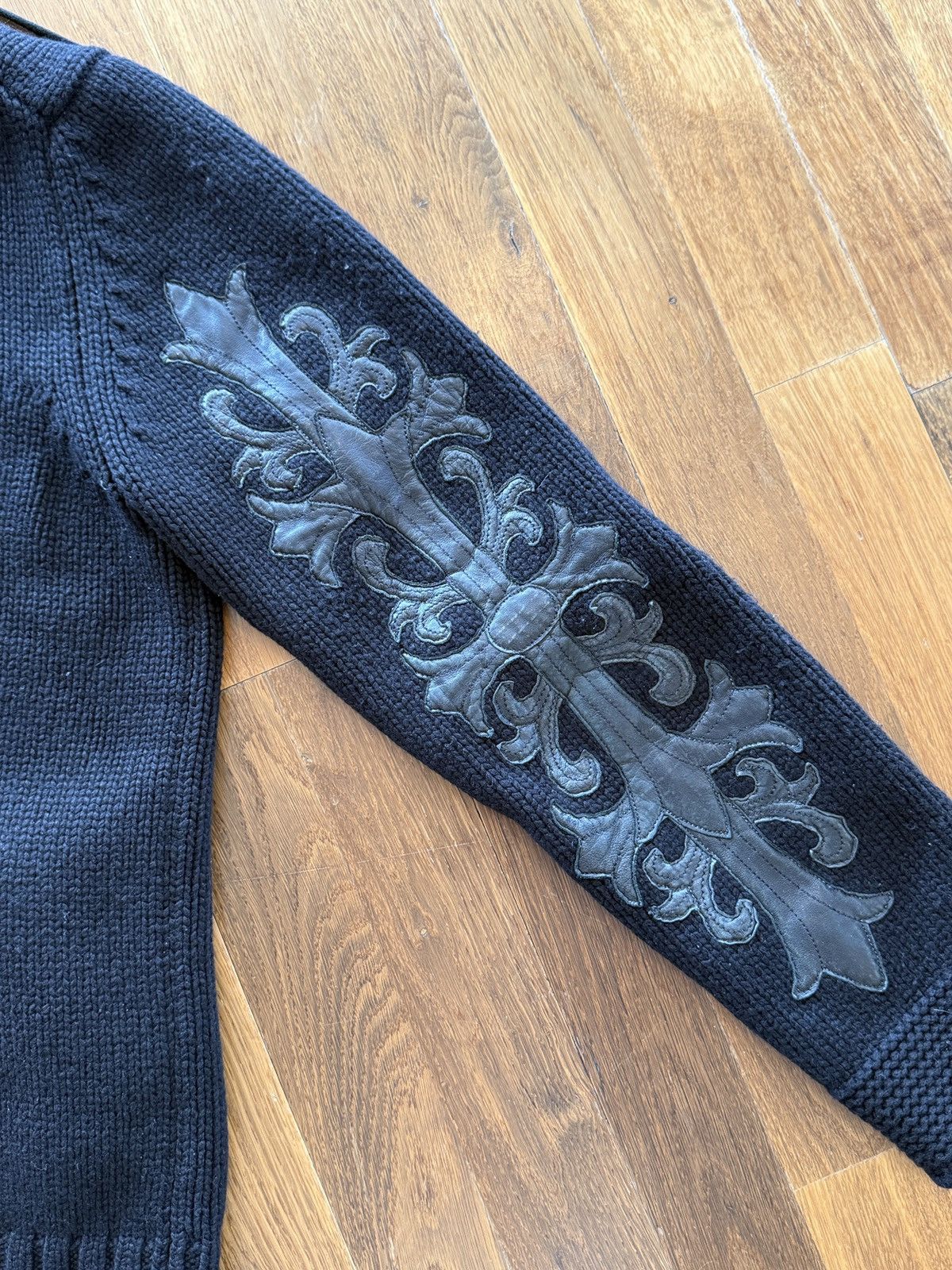 Chrome Hearts Chrome Hearts Cashmere Patches 1-of-1 Zip Up Size US L / EU 52-54 / 3 - 14 Thumbnail