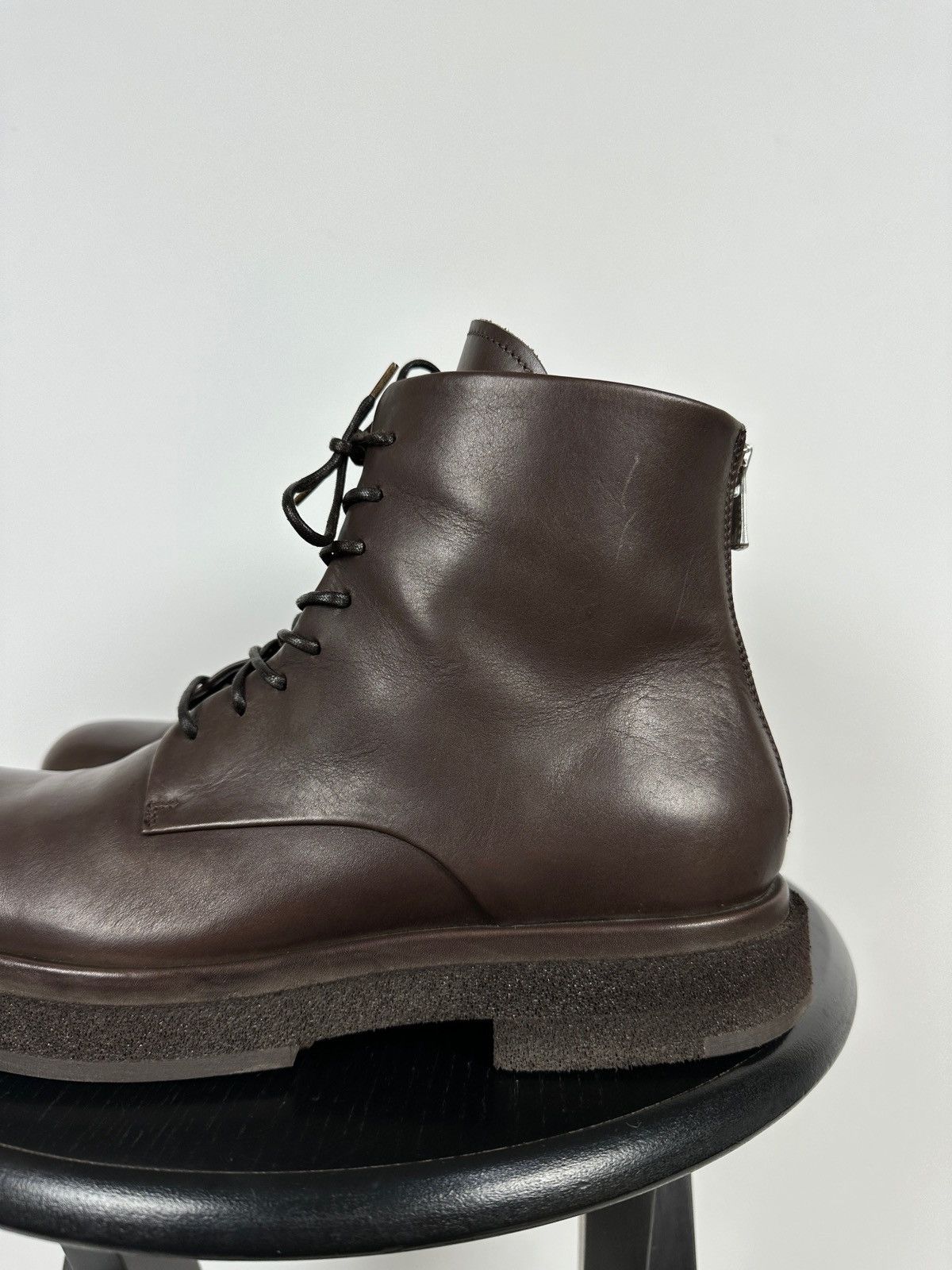 Officine Creative Officine Creative Lace Up Brown Leather Boots Size US 10 / IT 40 - 13 Thumbnail