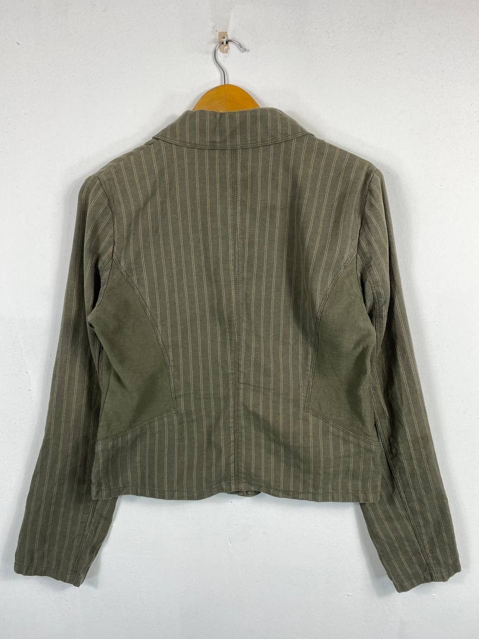 Hiroko Koshino Homme × Japanese Brand hiroko koshino japanese brand striped jacket nice design Size M / US 6-8 / IT 42-44 - 8 Thumbnail