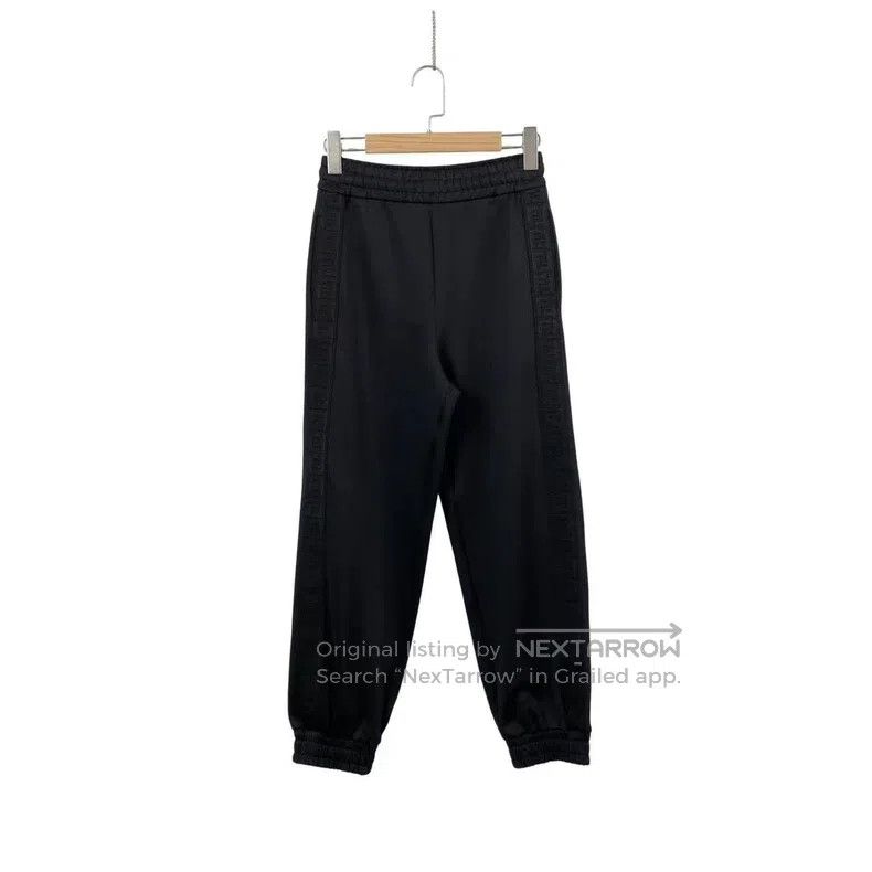 Fendi Fendi Black Stripe Pants Size 42" / US 20 - 1 Thumbnail