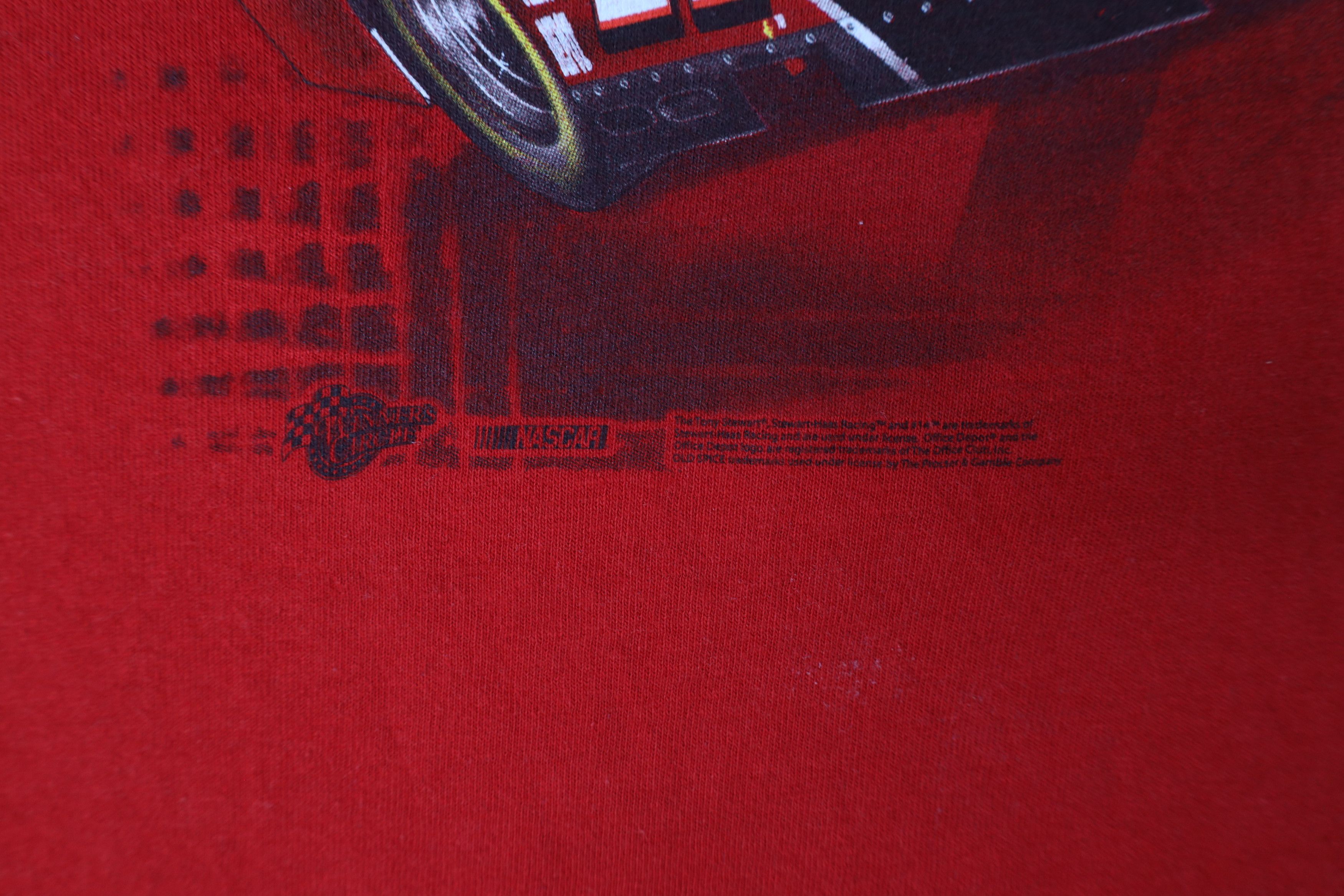 Vintage Vintage Y2K NASCAR Old Spice Tony Stewart Racing T-Shirt Size US XXL / EU 58 / 5 - 10 Thumbnail