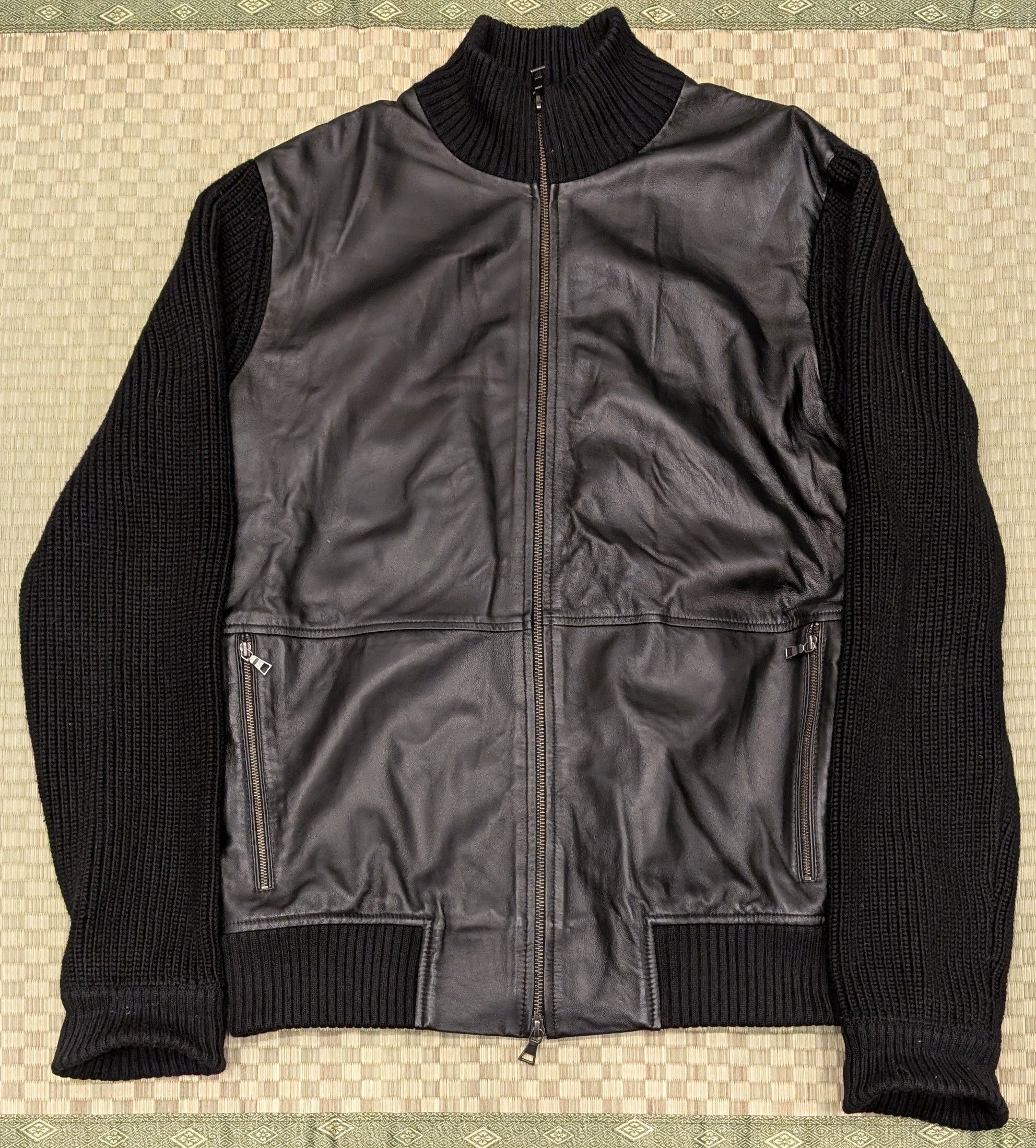 Vince Vince Leather & Wool Jacket Size US M / EU 48-50 / 2 - 1 Thumbnail