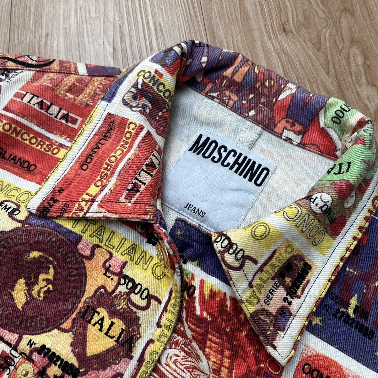 Moschino Authenti Moschino Jeans Trucker Jacket Full Printed Size M / US 6-8 / IT 42-44 - 5 Thumbnail