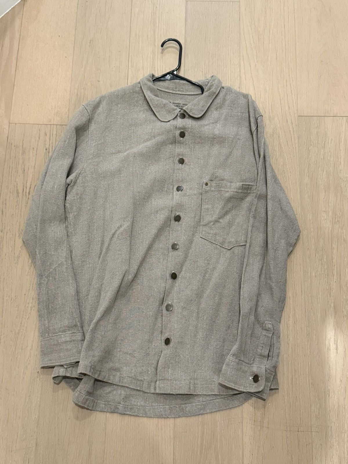 never cursed - Painter’s Shirt in undyed linen