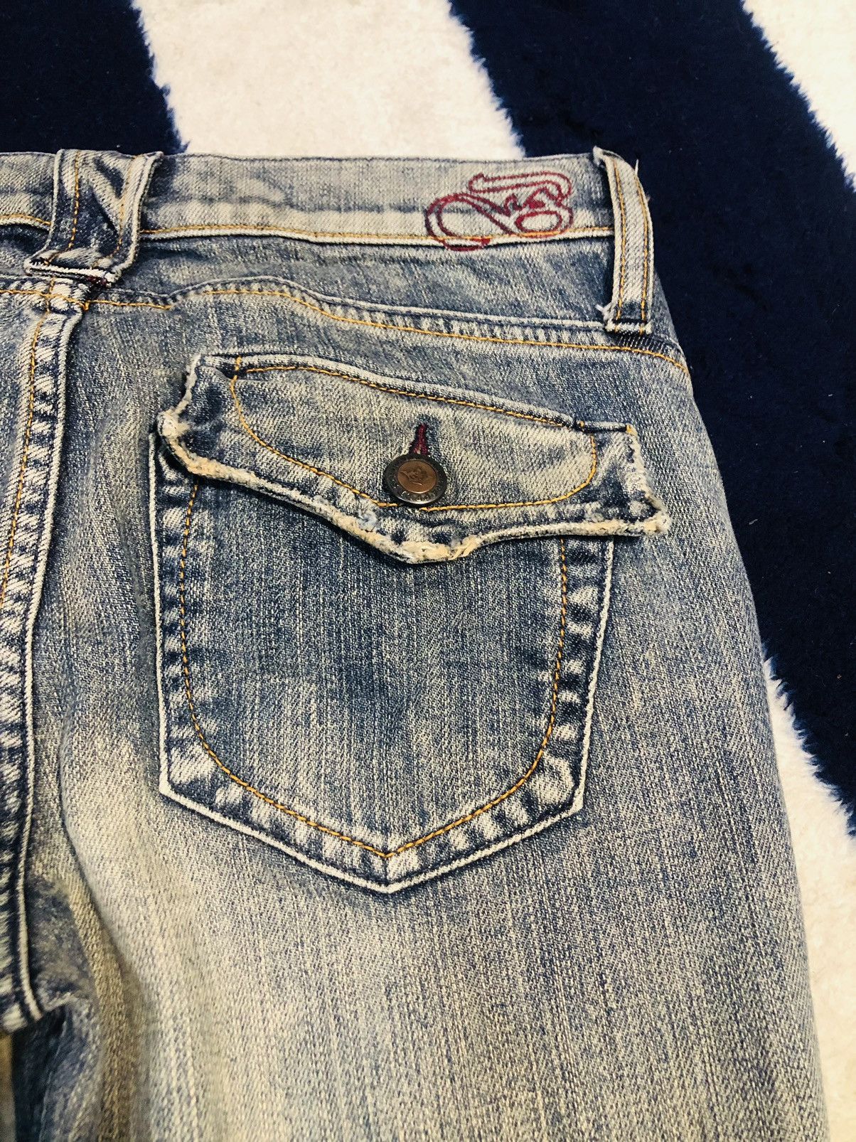 Japanese Brand Brappers flare (1) Size 28" / US 6 / IT 42 - 15 Thumbnail