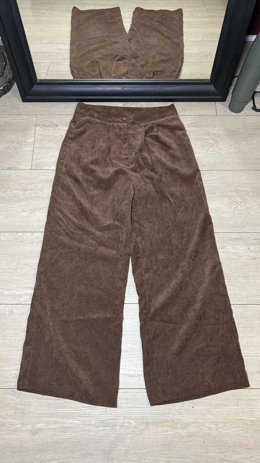 Other Y2K 2000s Women’s Cider M Brown Flared Corduroy Pants Size 30" / US 8 / IT 44 - 1 Thumbnail