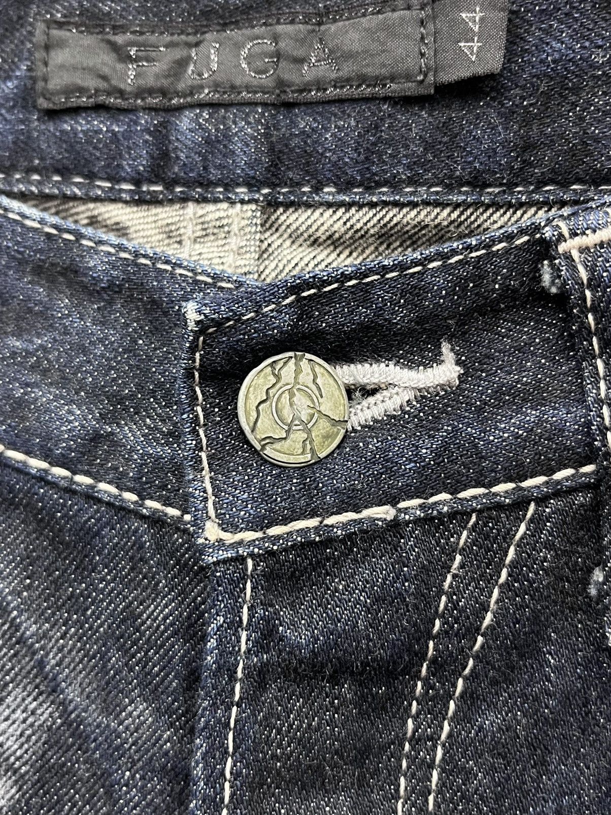 🔥MADE IN JAPAN! Designer FUGA Distressed Whiskered Slim Fit