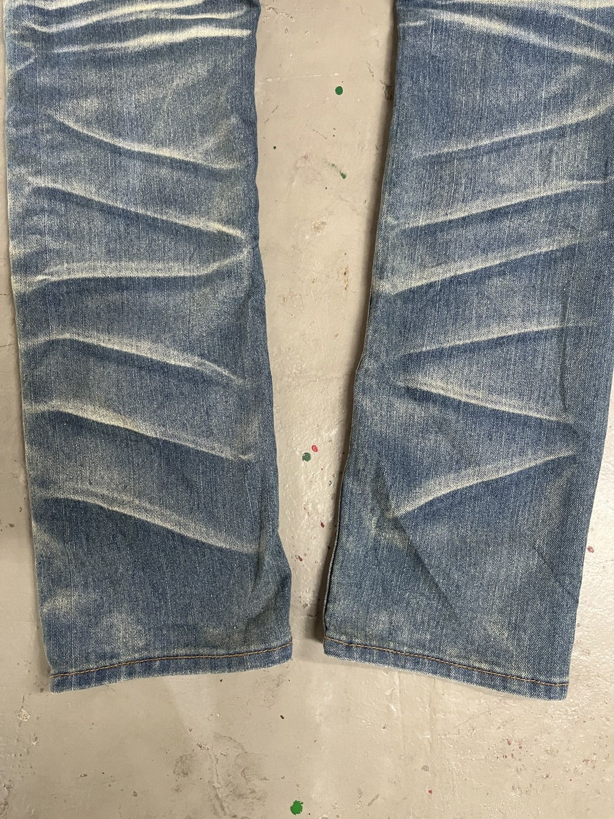 If Six Was Nine GRAIL CAVARI A MUD MAX WASHED DISTRESSED COTTON PANT Size US 30 / EU 46 - 16 Thumbnail