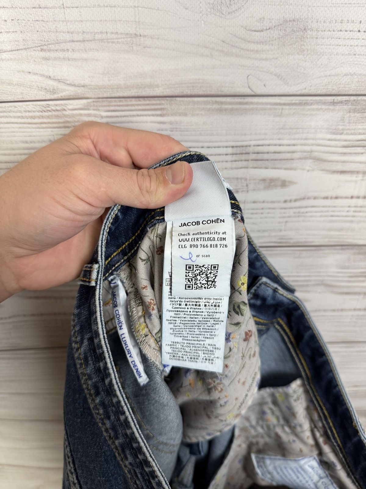 Jacob Cohen RARE Jacob Cohen Jeans Size 38 Blue Designer Mens Denim Size US 38 / EU 54 - 11 Thumbnail