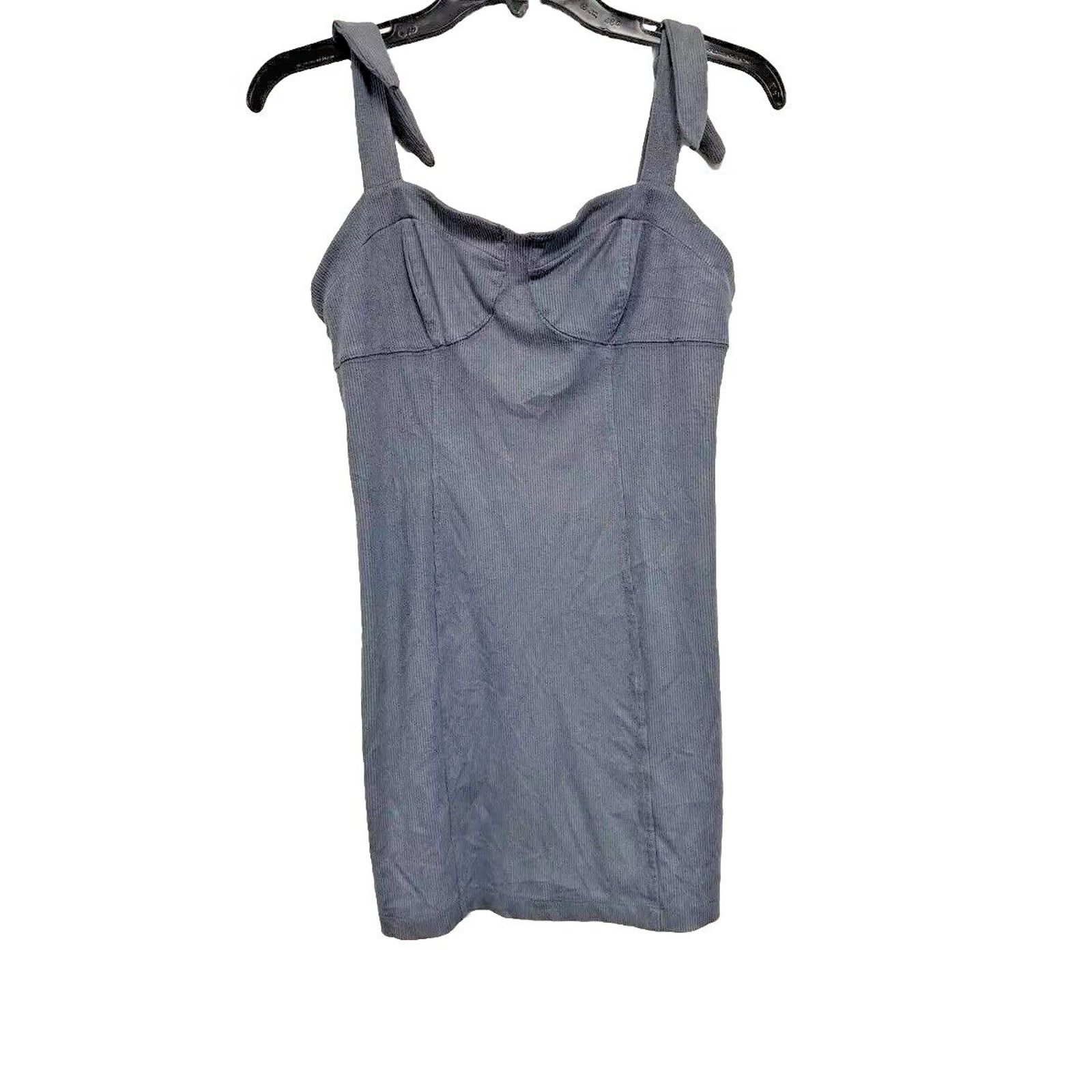 Free People Free People Women Tie Shoulder Mini Dress Petite S A000046 Size S / US 4 / IT 40 - 2 Thumbnail