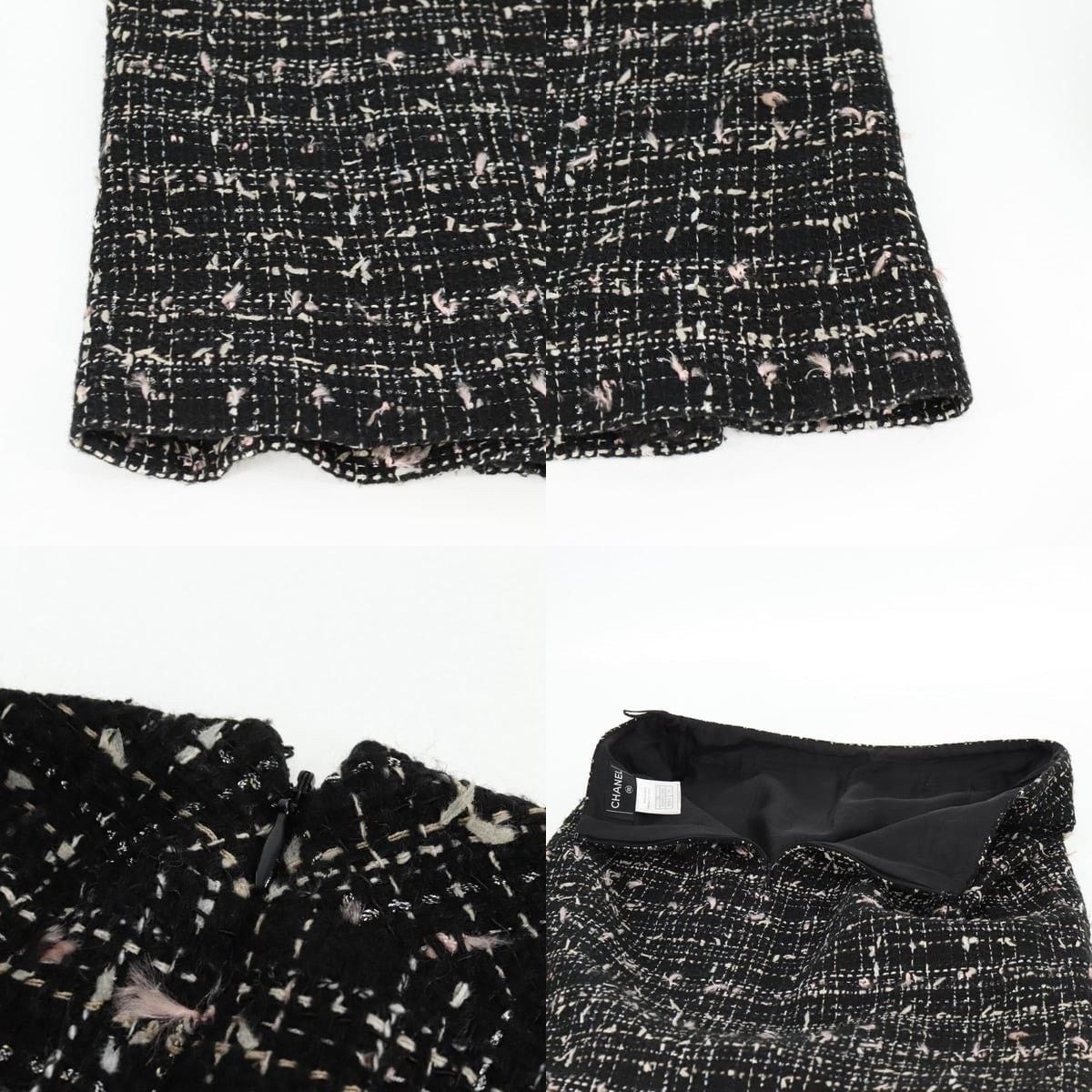 Chanel Chanel Tweed Skirt Size 30" / US 8 / IT 44 - 5 Thumbnail