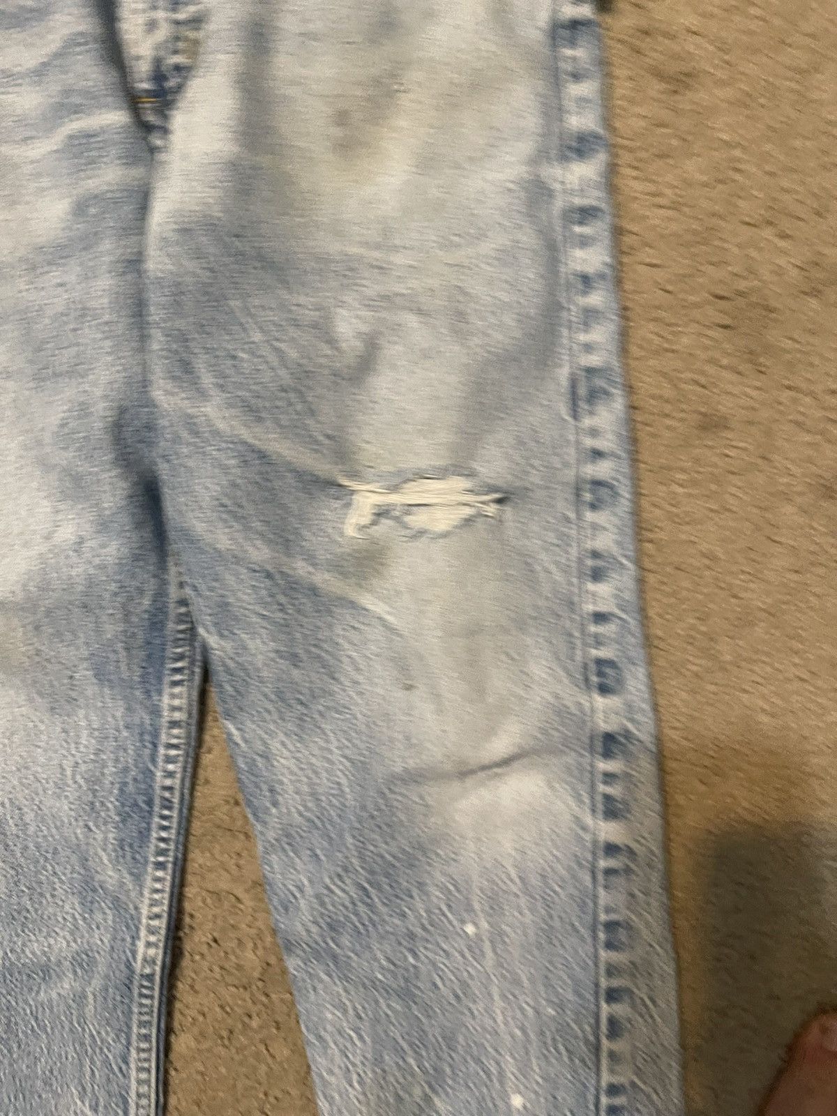 Carhartt Distressed straight fit jeans carhartt Size US 32 / EU 48 - 4 Thumbnail