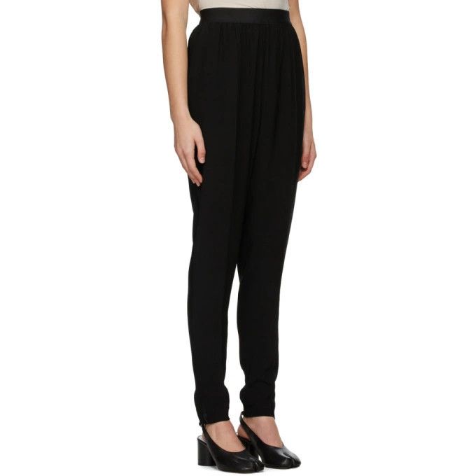 Maison Margiela o1y0625 Casual Pant in Black Size 25" / US 0 / IT 36 - 2 Thumbnail
