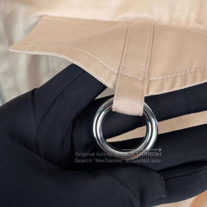 Hermes Hermes Khaki Pocket Ring Buckle Zipper Shirt Jacket, 100% Size XXS / US 00 / IT 34 - 3 Thumbnail