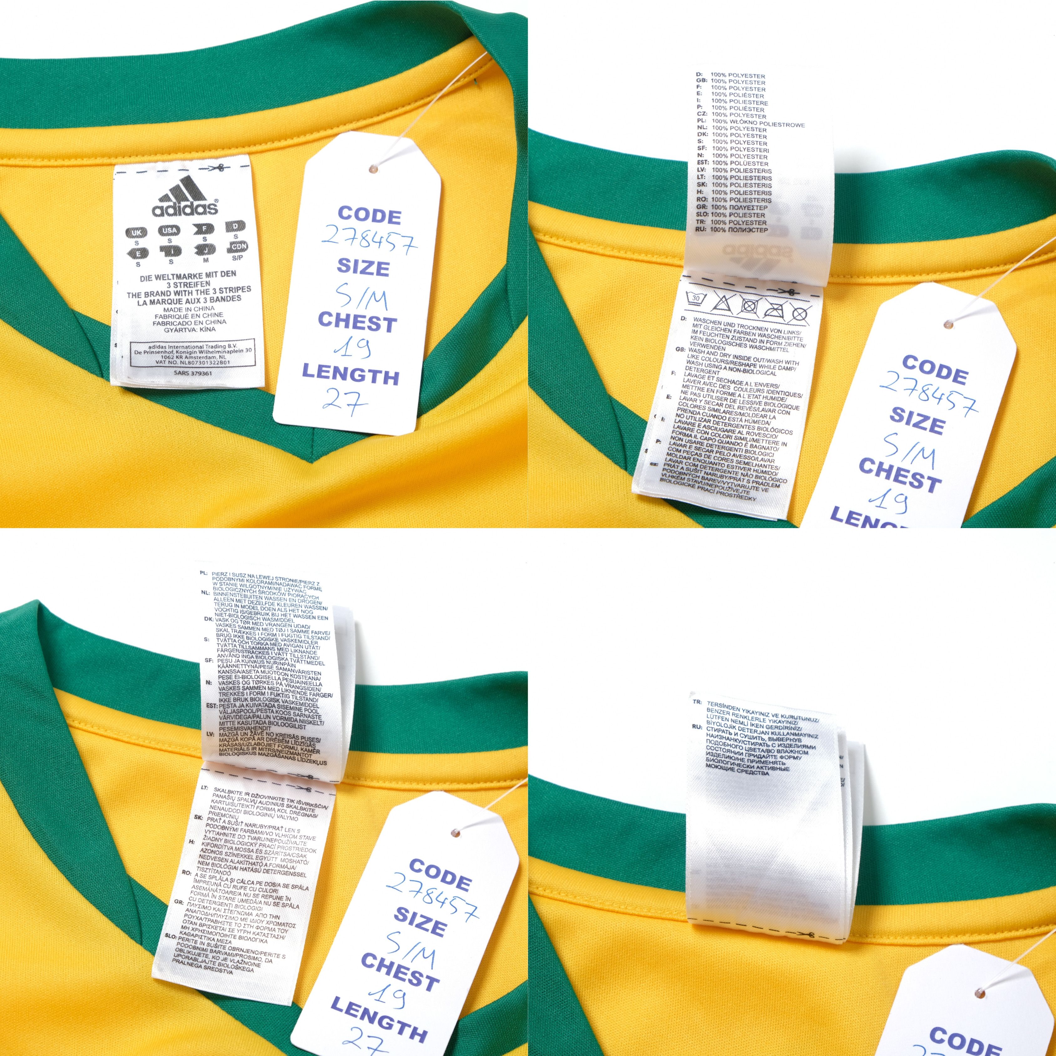 Nike 2006/08 South Africa Home Shirt Nike (S/M) Size US S / EU 44-46 / 1 - 5 Thumbnail
