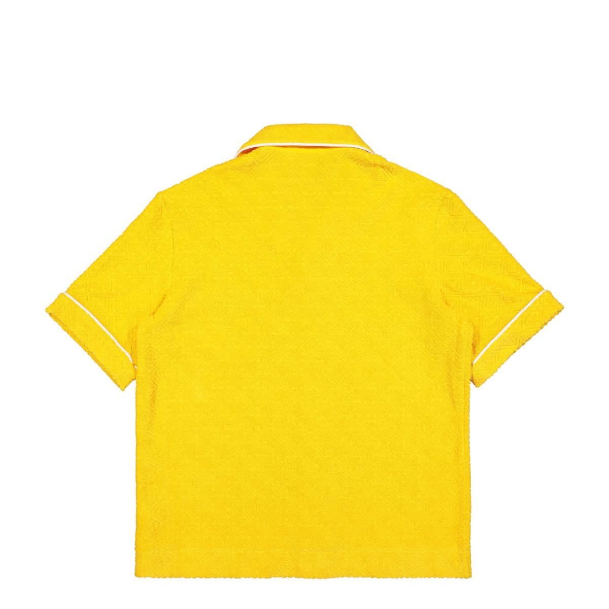Casablanca o1mle0326 Terry Cuban Shirt in Yellow Size US XS / EU 42 / 0 - 2 Thumbnail
