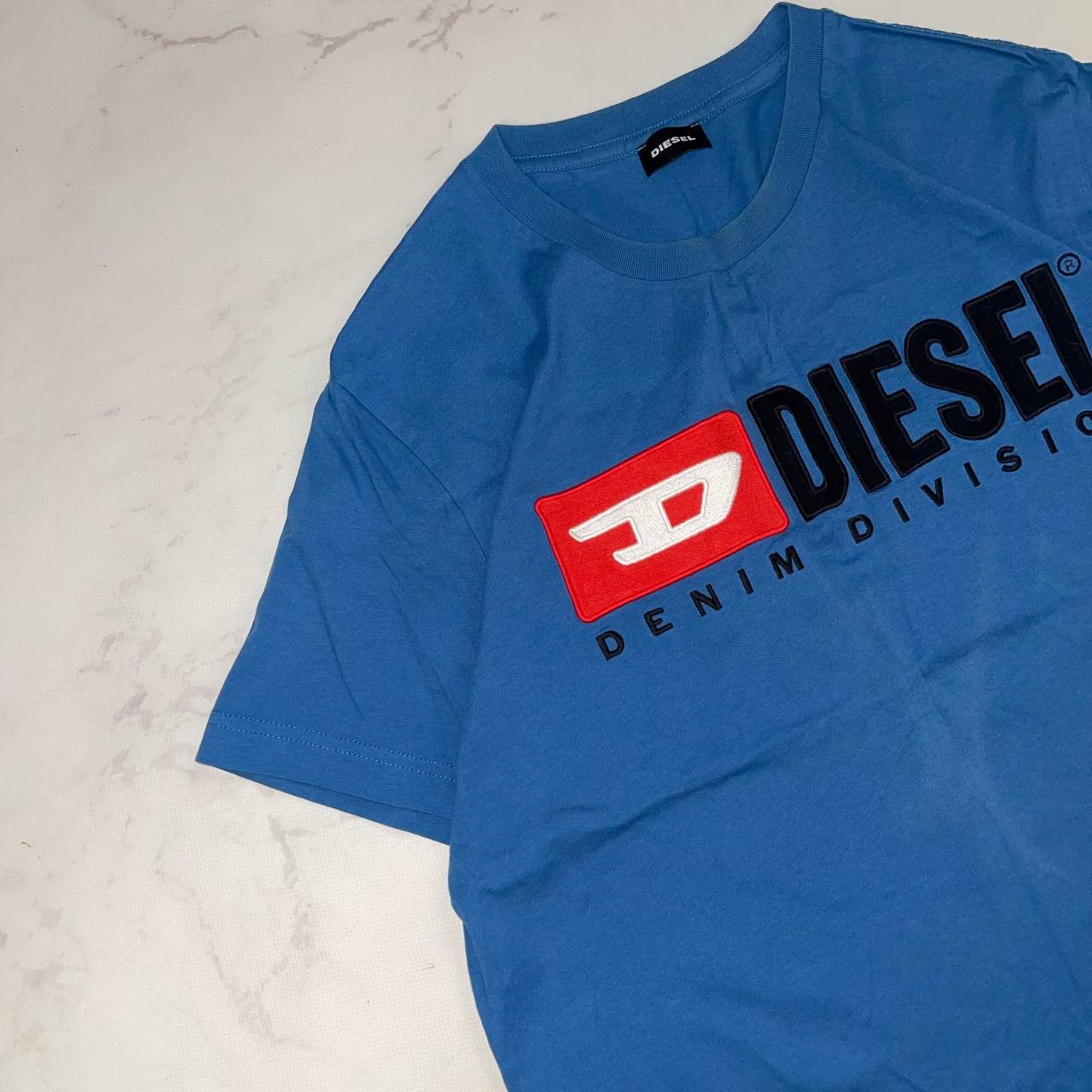 Diesel Vintage Diesel T-Shirt Big Logo Japanese Y2K Size XL Blue Size US XL / EU 56 / 4 - 3 Thumbnail