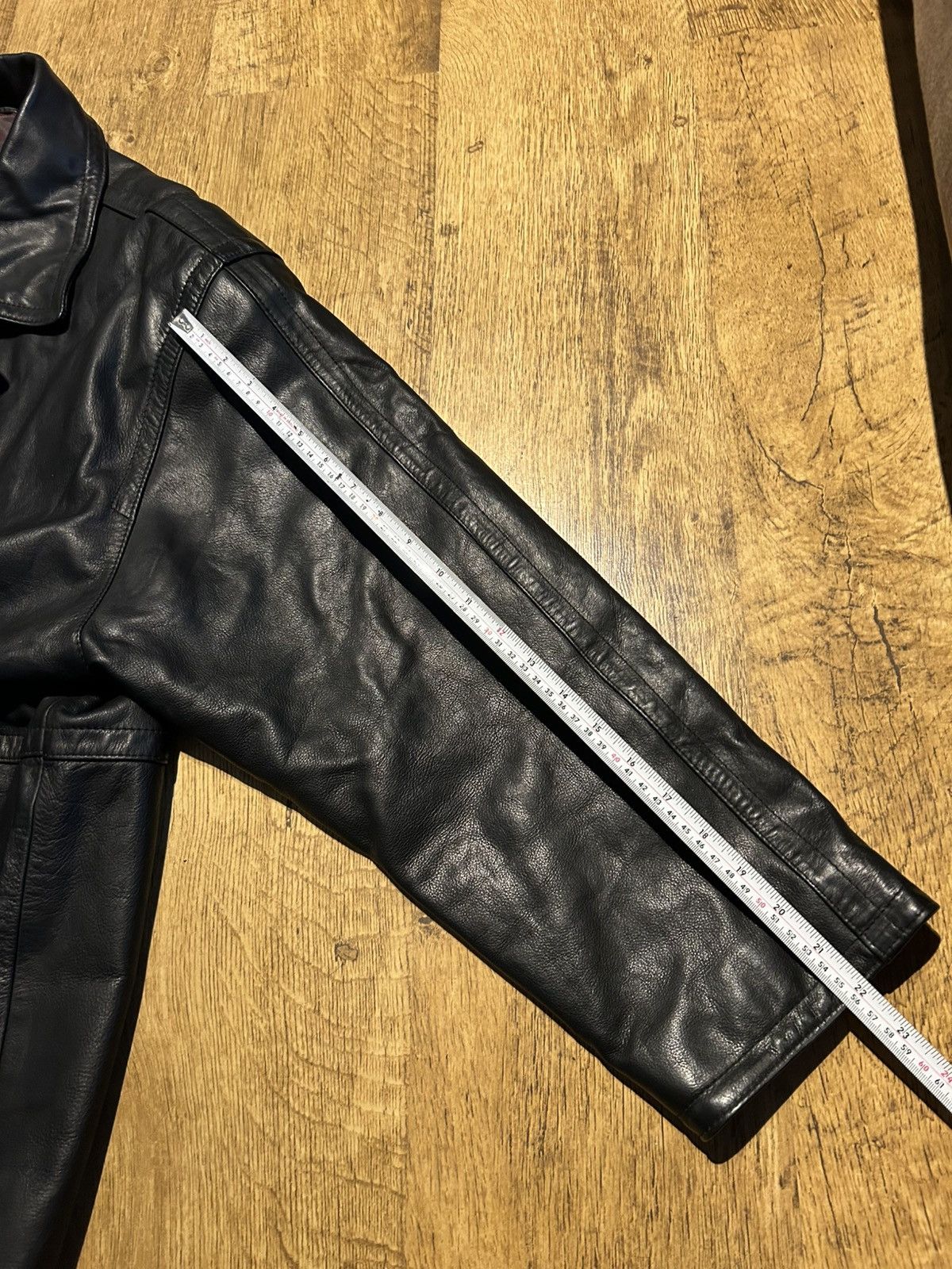 Other Vintage Leather Double breasted jacket Size US M / EU 48-50 / 2 - 14 Thumbnail