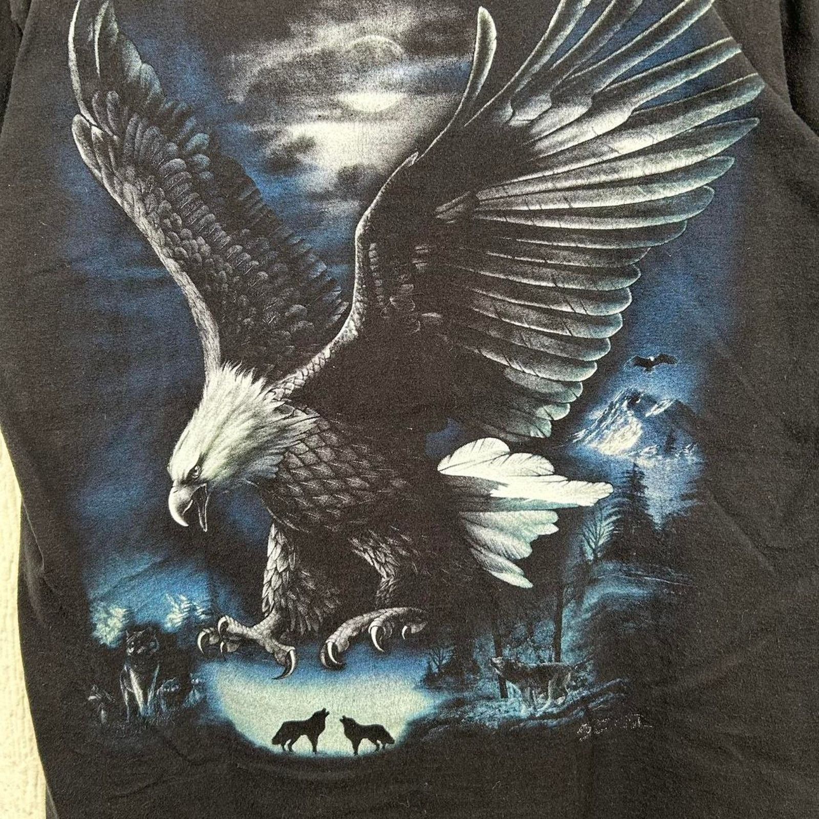 Other Y2K Western Nature Eagle Double Sided Graphic Tee Medium Size US M / EU 48-50 / 2 - 6 Thumbnail