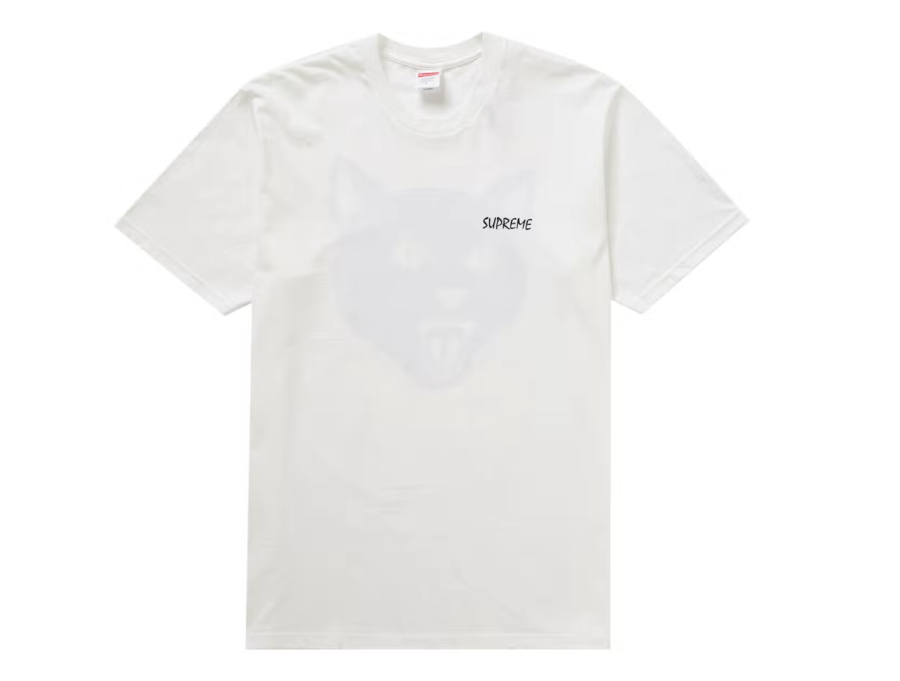 Supreme Supreme Black Cat Tee Color White Size L Size US L / EU 52-54 / 3 - 2 Thumbnail