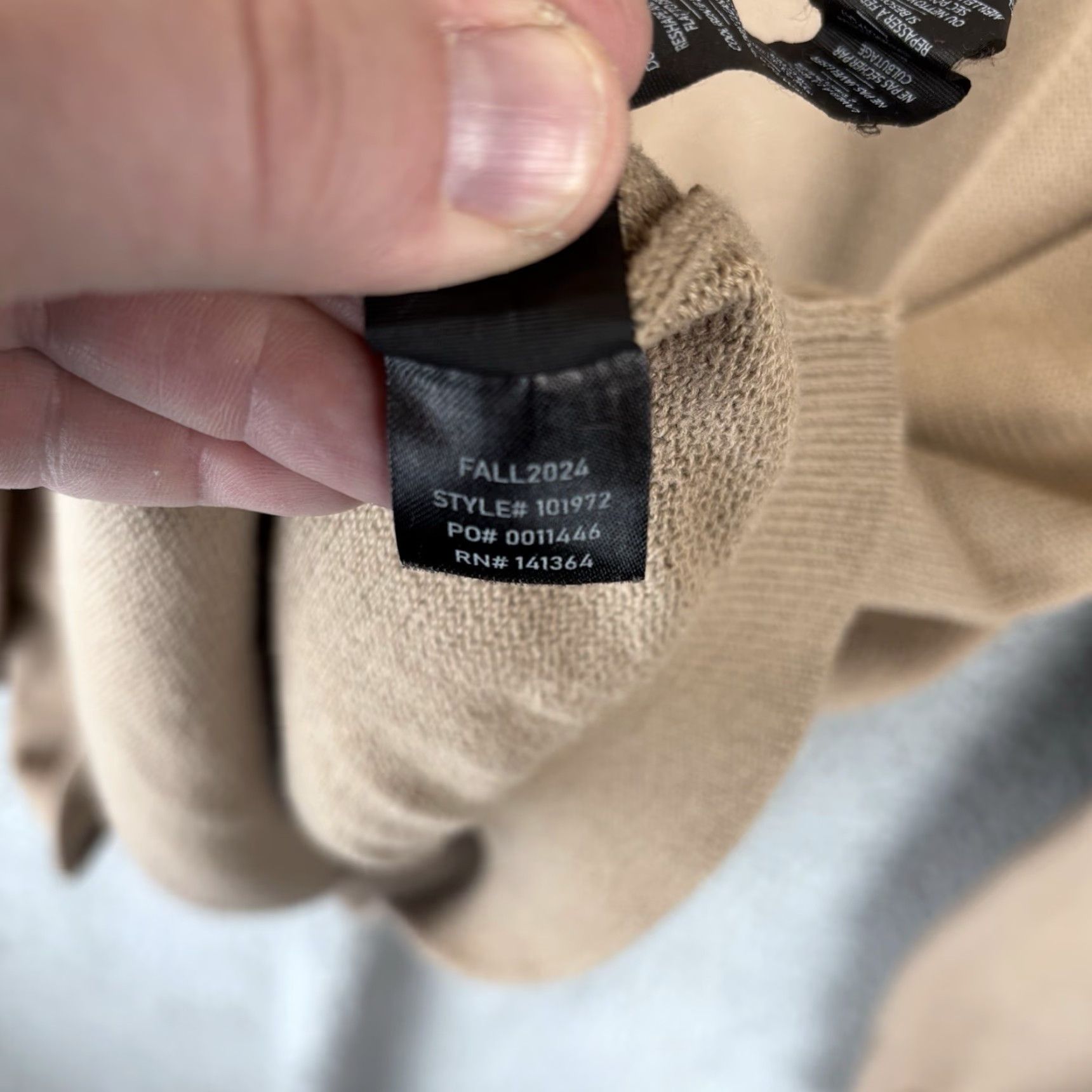 Rhone Rhone Commuter 1/4 Zip Sweater Mens 2XL Tan Beige Knit Casual Pullover Size US XXL / EU 58 / 5 - 4 Thumbnail