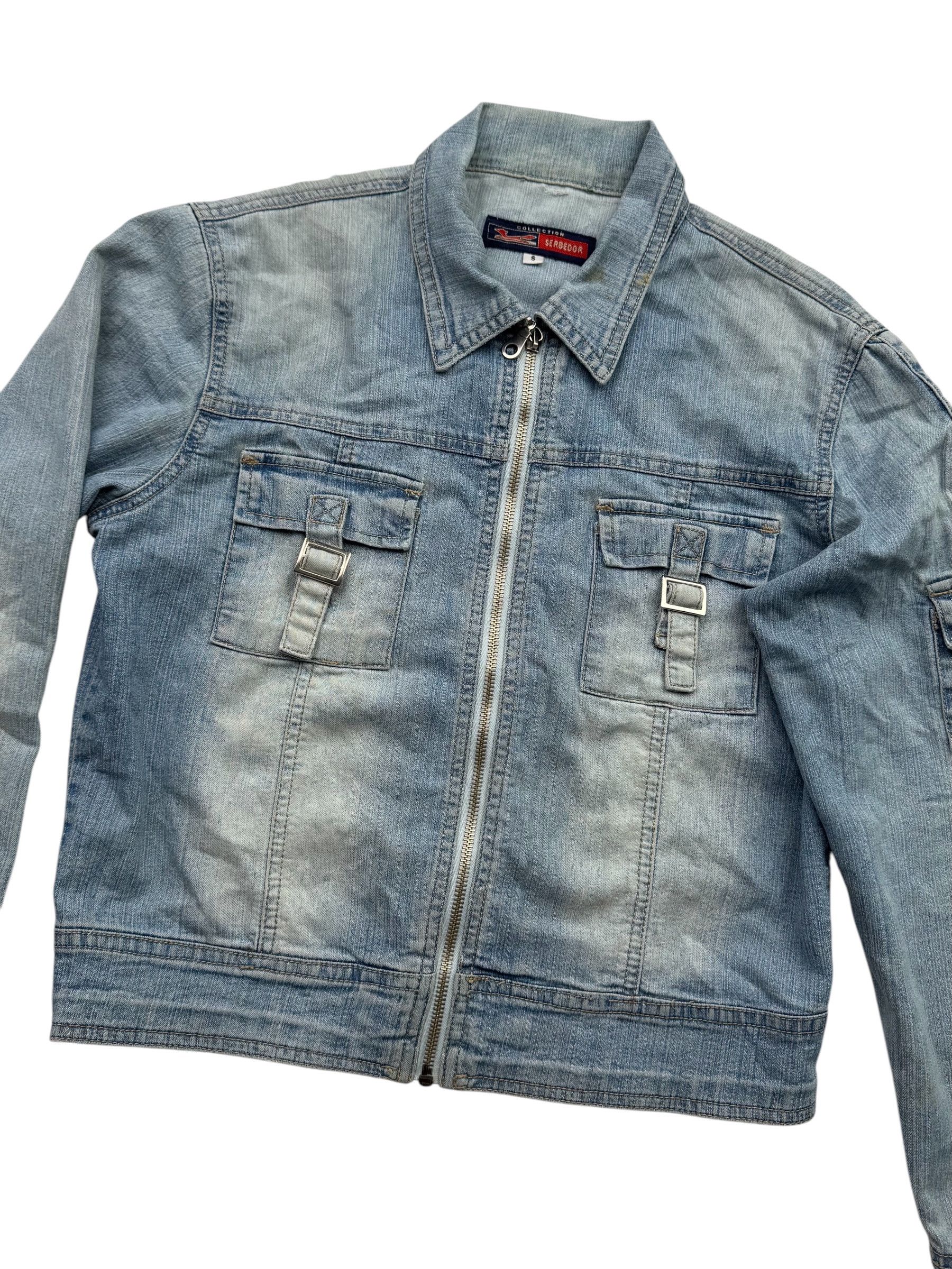 Japanese Brand Vintage Cropped Jacket With Bondage W148(V9) Size S / US 4 / IT 40 - 2 Thumbnail
