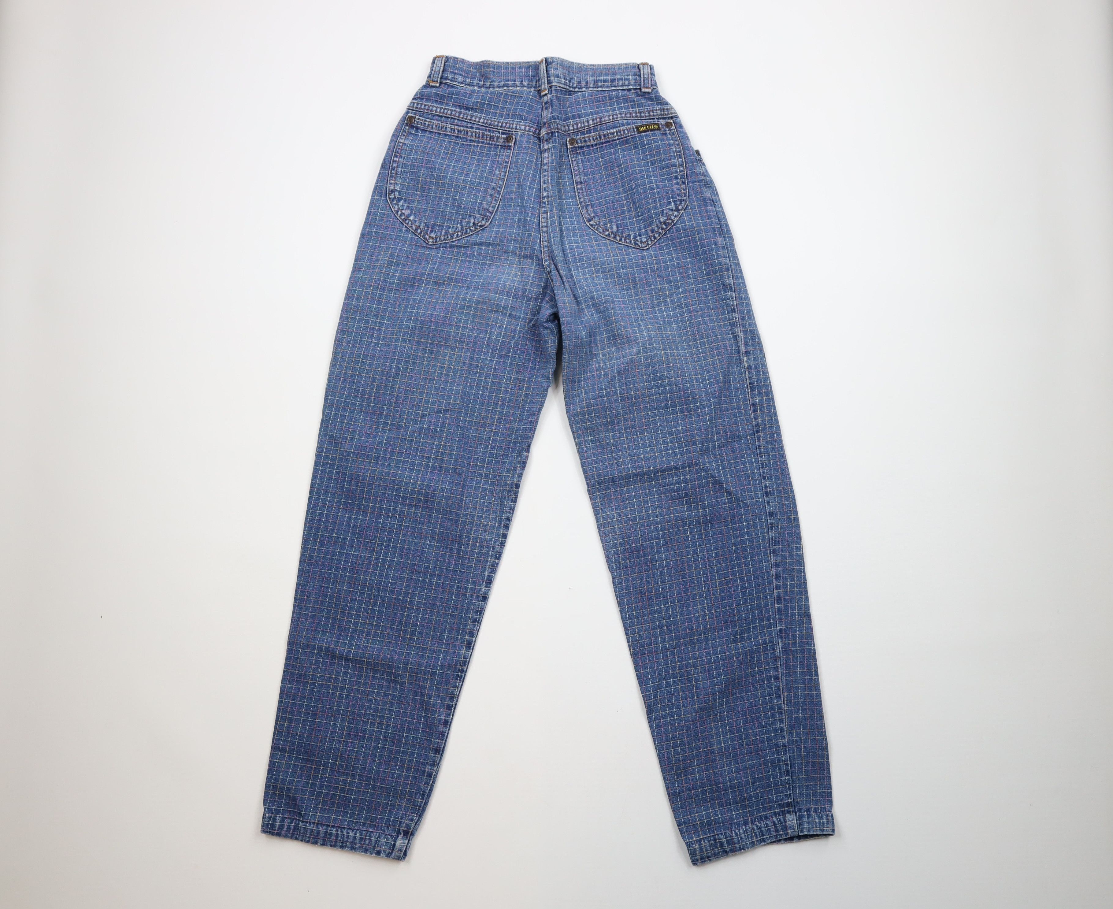 Vintage Vintage 70s Streetwear Pleated Rainbow Plaid Jeans USA Size 32" / US 10 / IT 46 - 7 Thumbnail