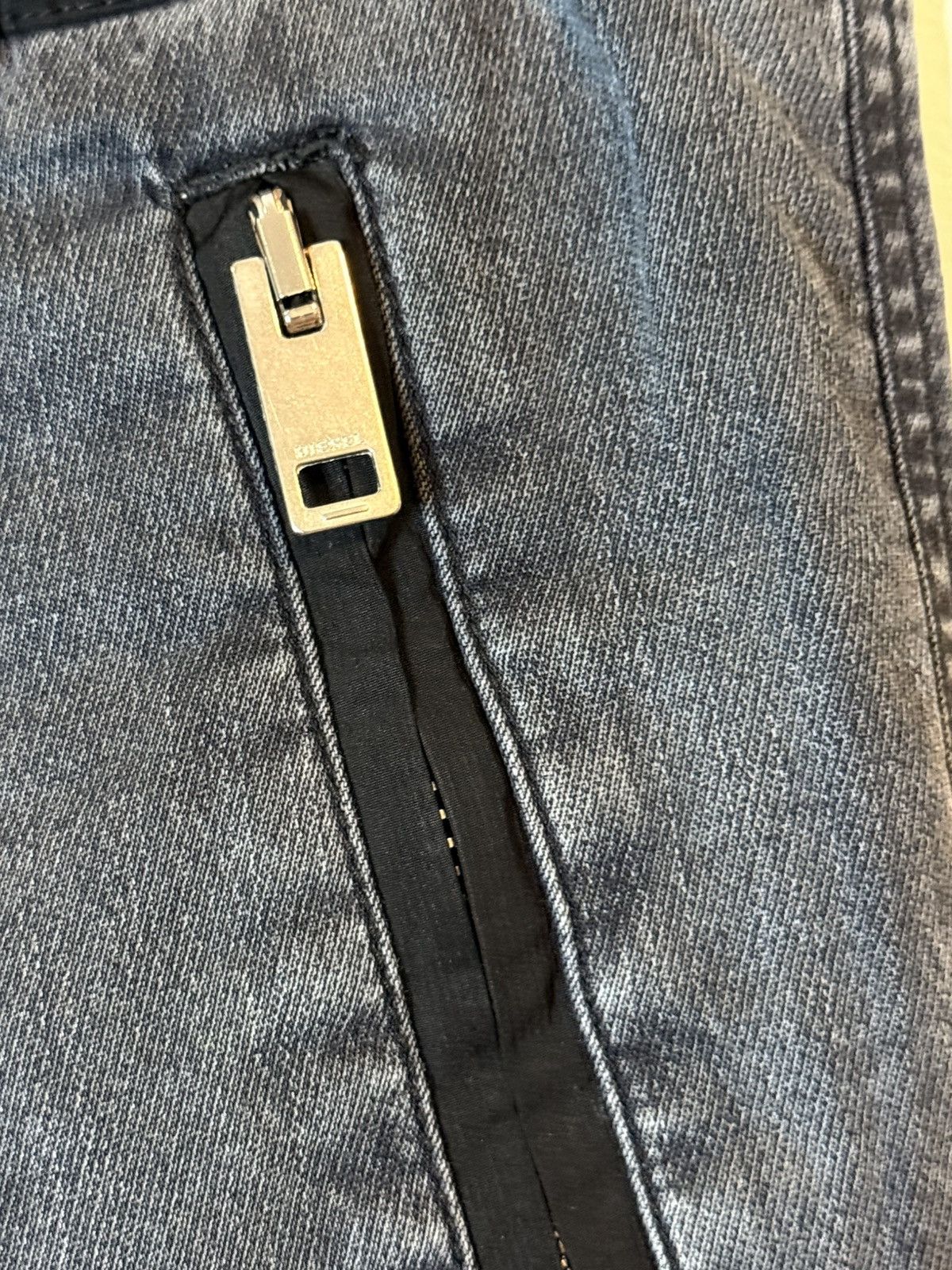 Diesel Vintage Rare Archive Diesel Denim + Sweatpants Hybrid Size US 30 / EU 46 - 3 Thumbnail