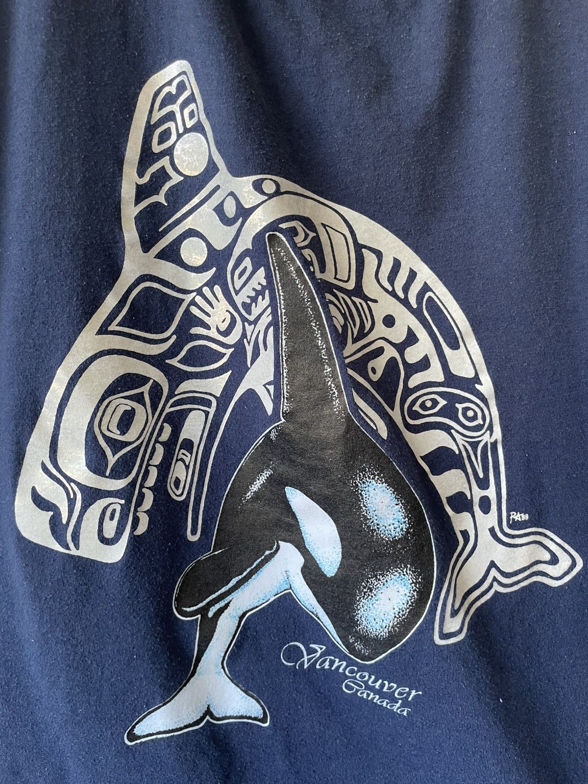 Other Vintage 80s Orca Whale Vancouver Canada tee Size US M / EU 48-50 / 2 - 3 Thumbnail