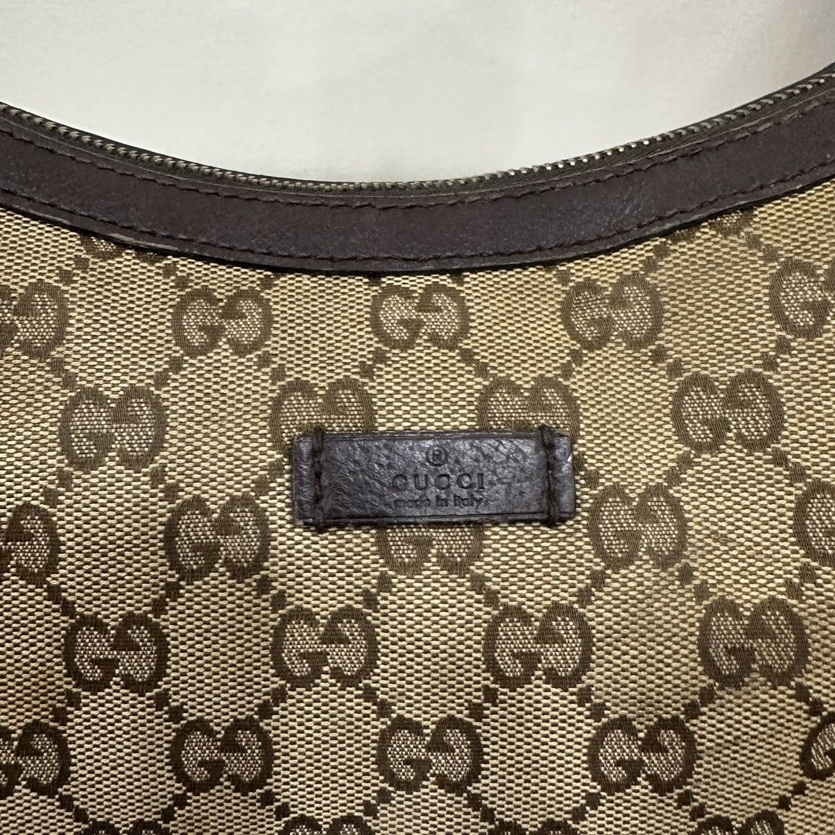 Gucci GUCCI GG WEB HALF MOON MEDIUM CROSSBODY BAG 17 Size ONE SIZE - 8 Thumbnail