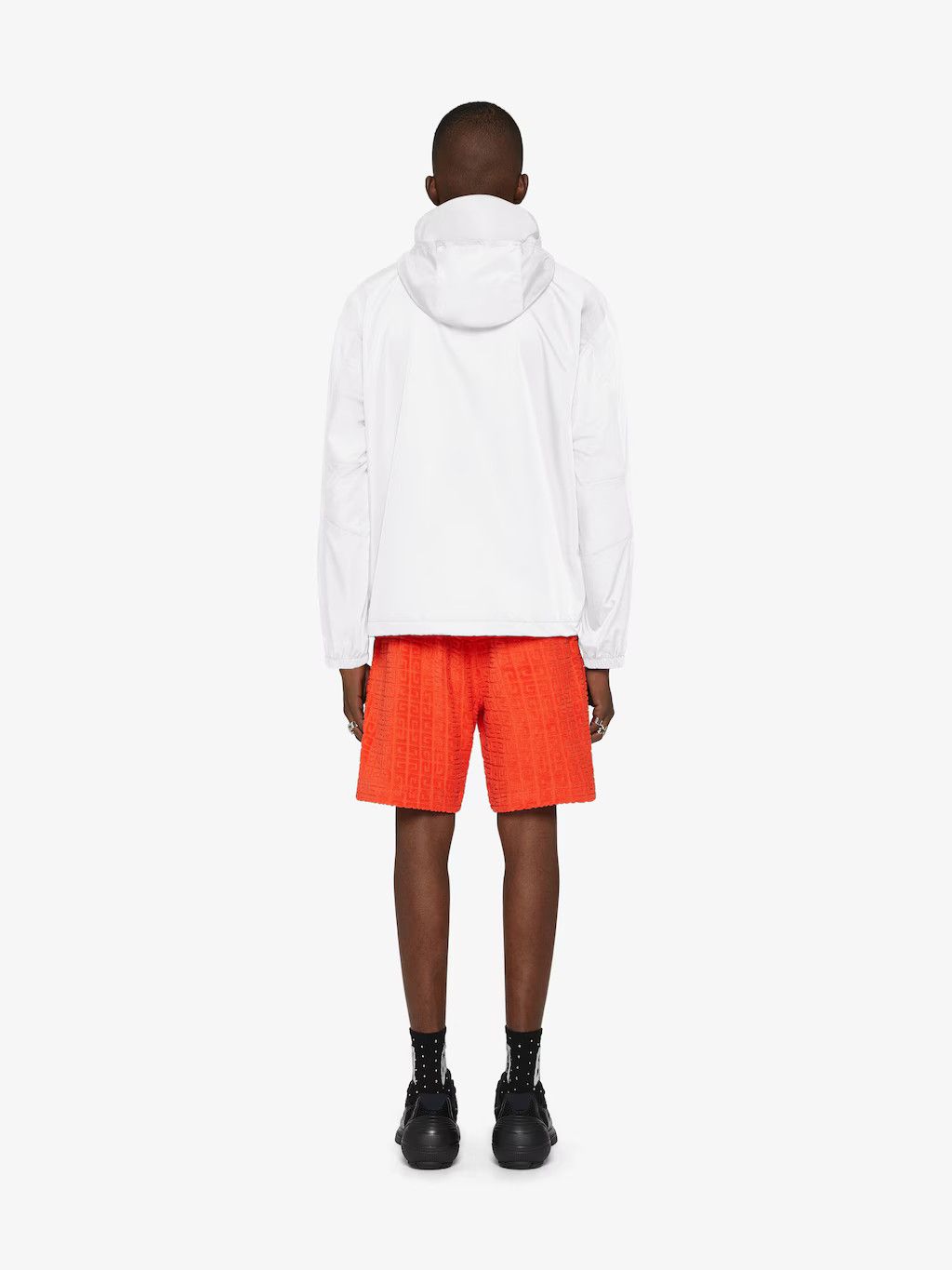 Givenchy oc11z0725 Windbreaker Jacket in White Size US M / EU 48-50 / 2 - 4 Thumbnail