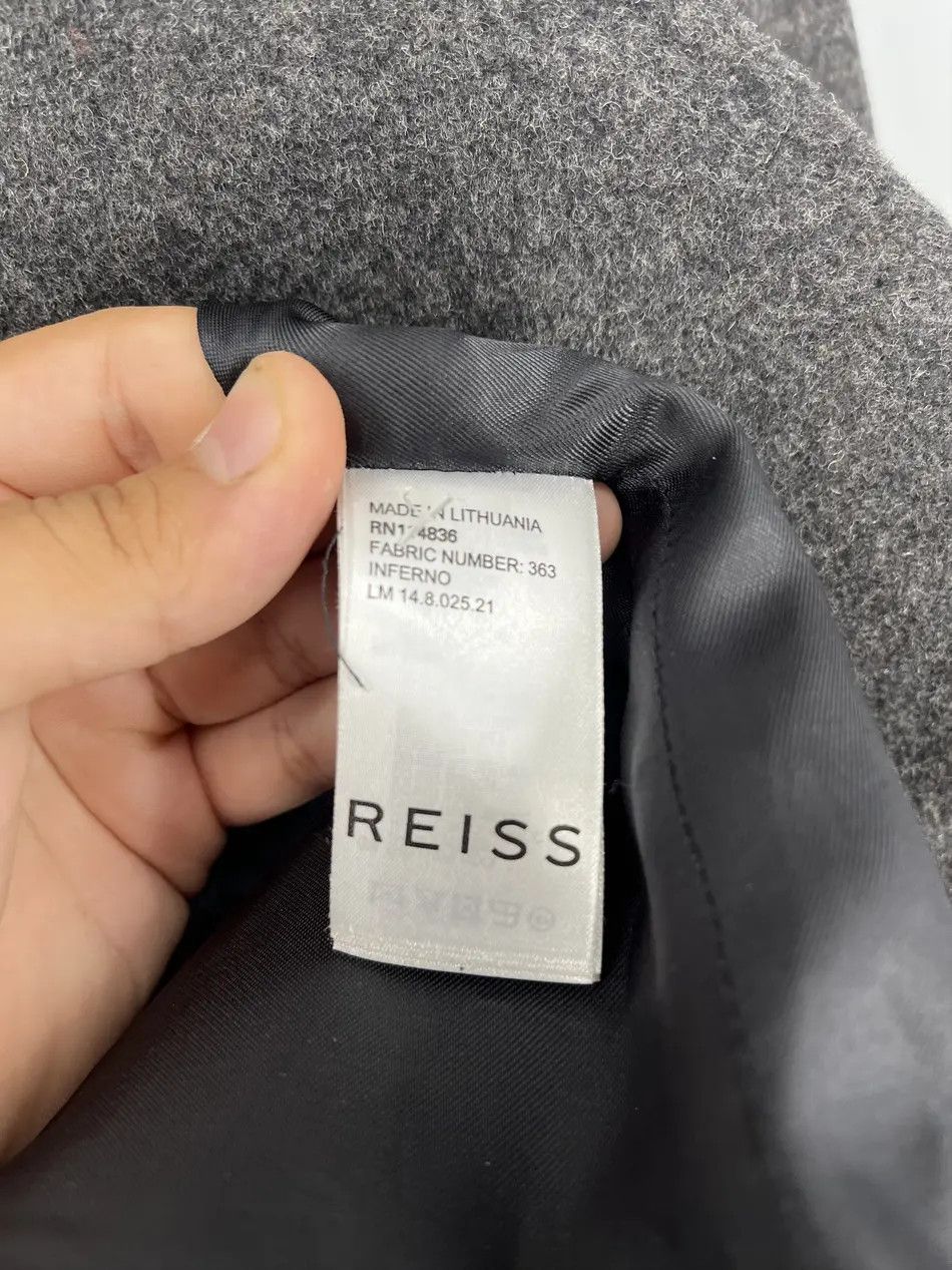 Reiss Reiss gray Wool Blend Double Collar Coat L Size US L / EU 52-54 / 3 - 10 Thumbnail