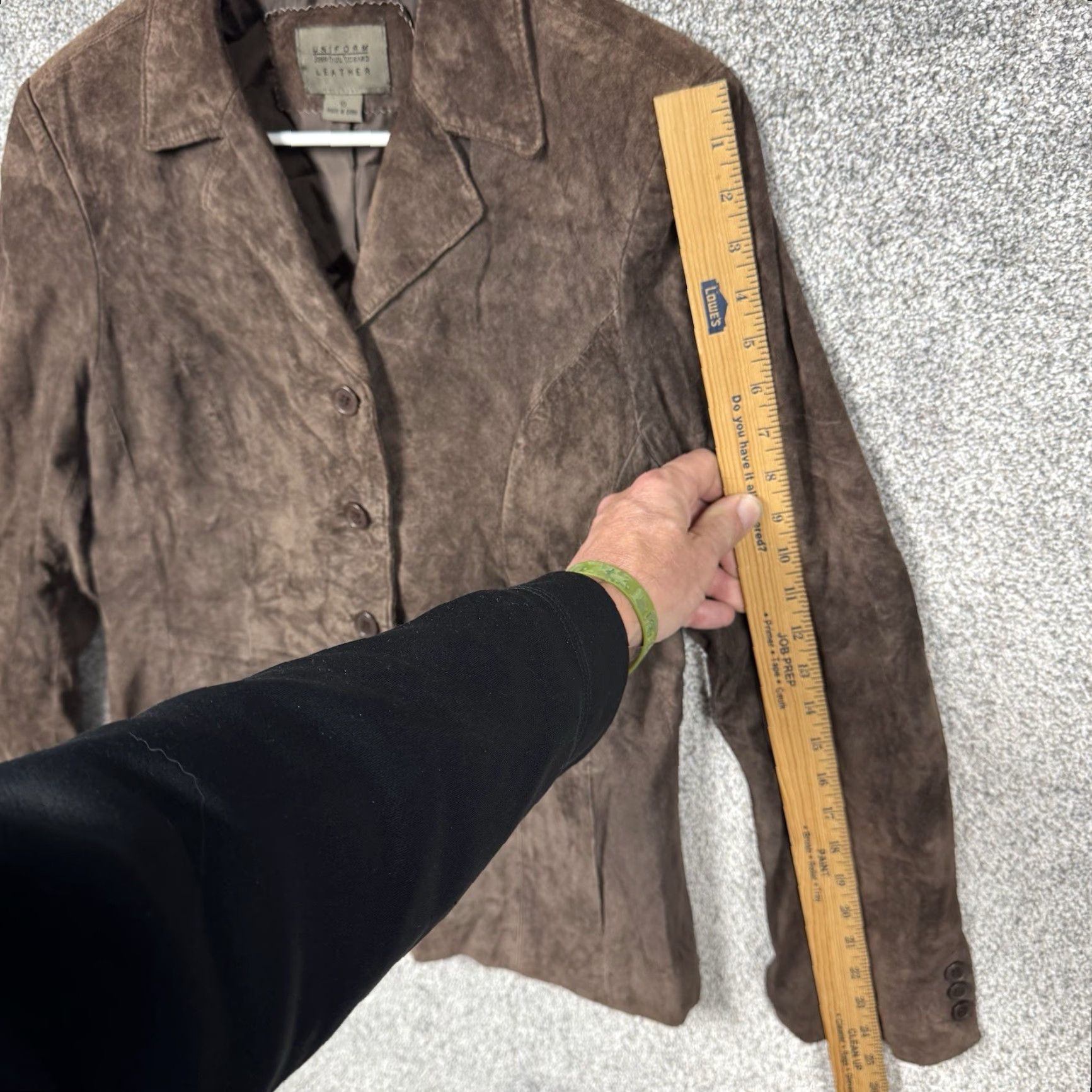 Vintage **Vintage Y2K John Paul Richard Leather Jacket 10 Distressed Brown** User: Vintage Y2K John Paul Richard Leather Jacket 10 Distressed Brown Size L / US 10 / IT 46 - 4 Thumbnail