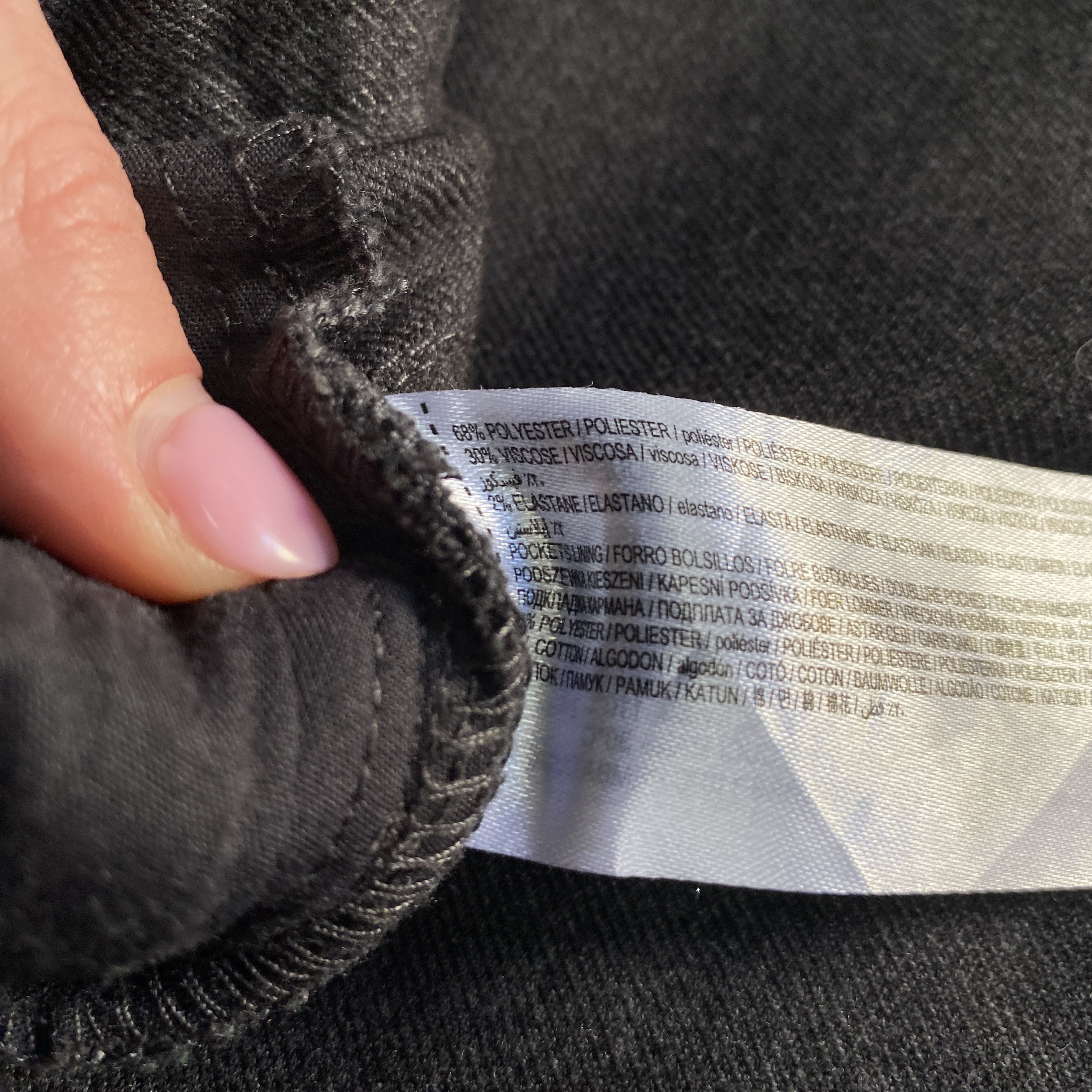 Mango Mango Charcoal Grey High Waisted Wide Leg Tailored Pants Size 26" / US 2 / IT 38 - 8 Thumbnail