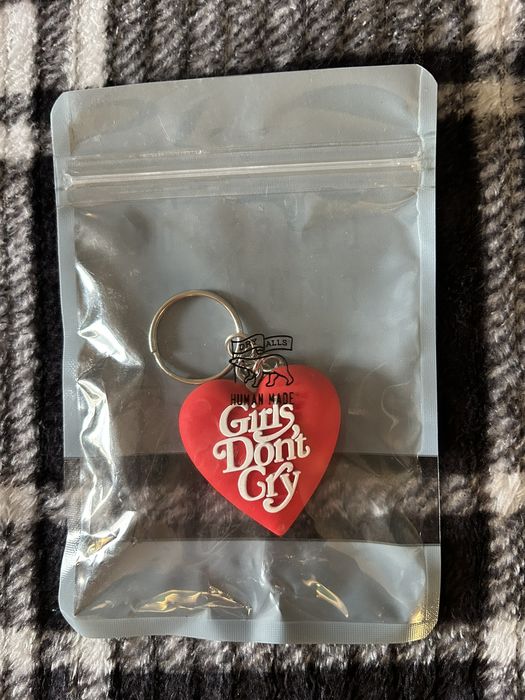 Human Made Girls Don't Cry Heart Keychain Humanmade | Grailed