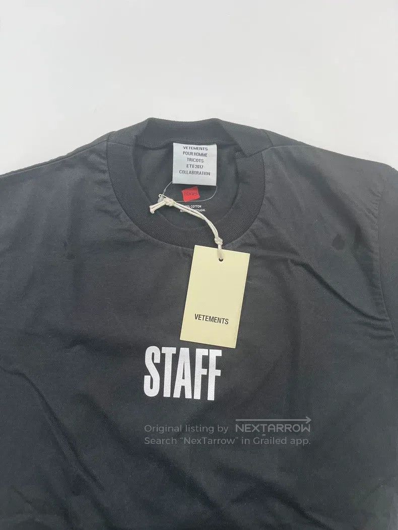Vetements Vetements T-shirt Black Size US XS / EU 42 / 0 - 4 Thumbnail