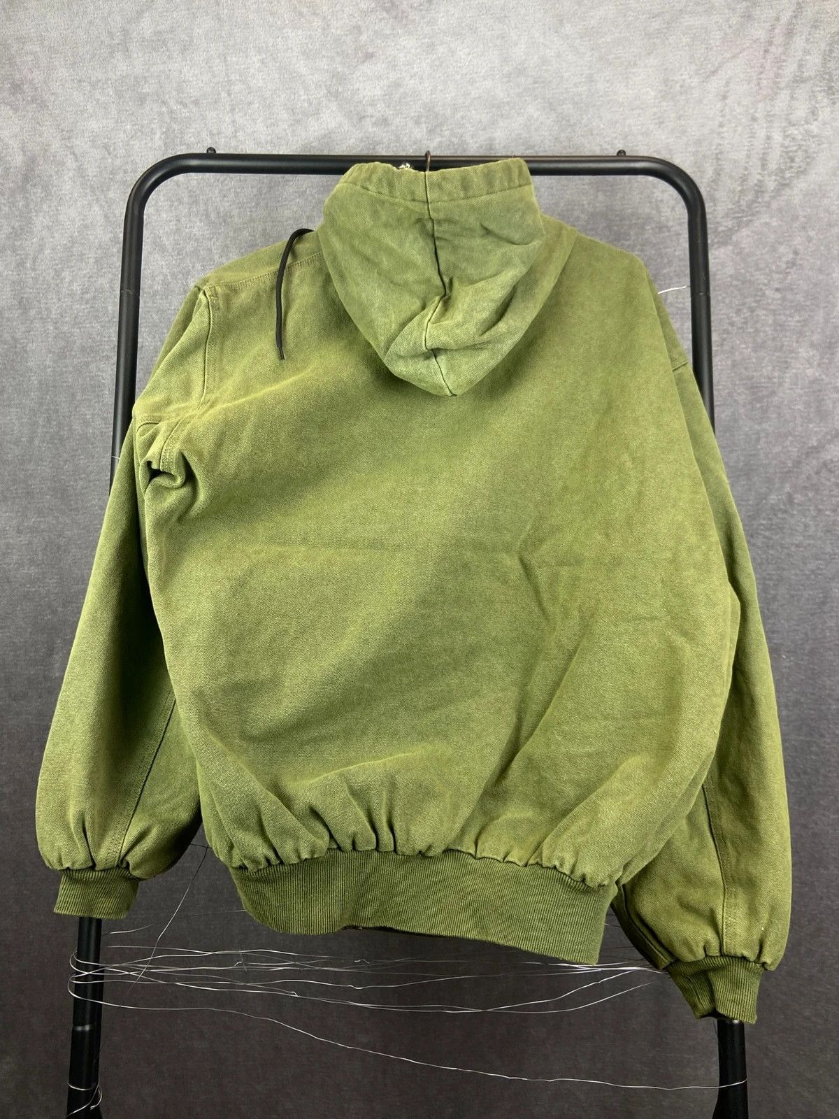 Carhartt Vintage Carhartt Green Hooded Zip Jacket Size XL Size US XL / EU 56 / 4 - 2 Thumbnail