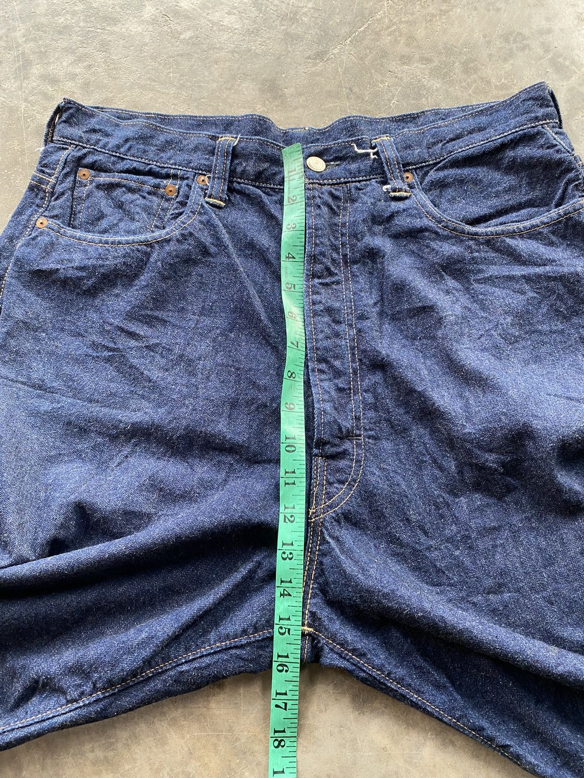 Japanese Brand × Warehouse & Co. Baggy Jeans Japanese Warehouse Denim Redline Selvedge Size US 34 / EU 50 - 6 Thumbnail
